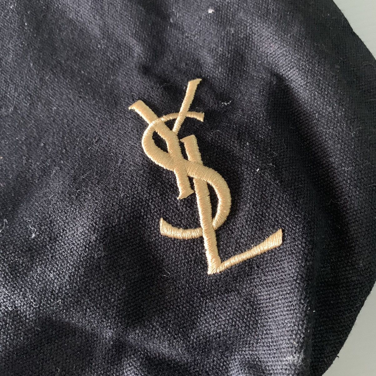 Yves Saint Laurent YSL Tote Bag Black Colour Embroidery Logo Size ONE SIZE - 4 Thumbnail