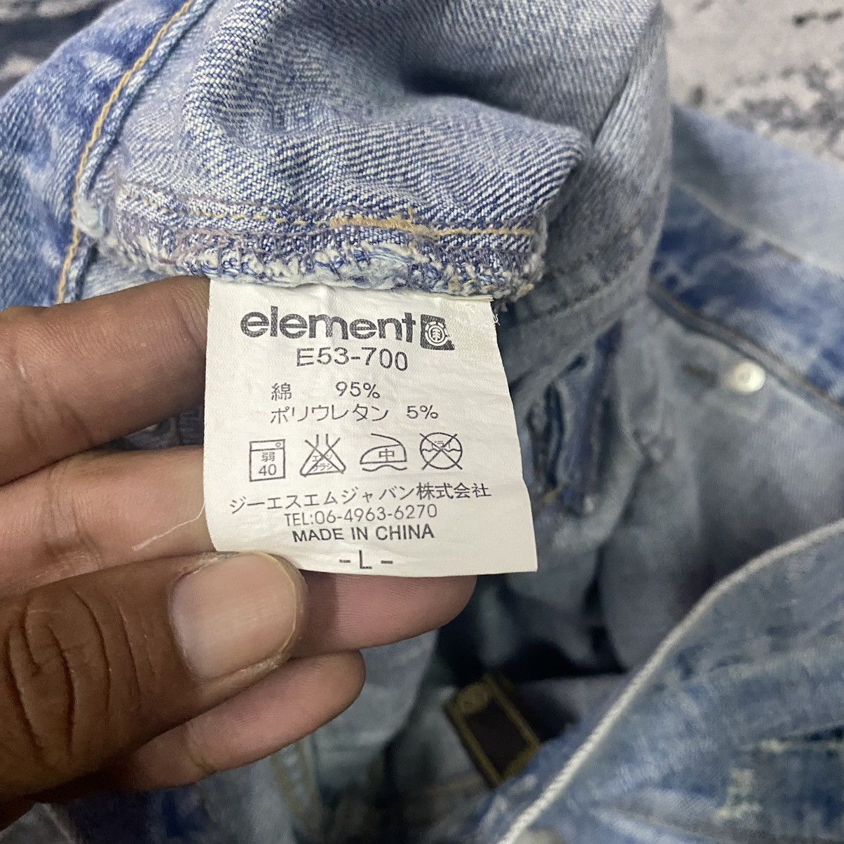 Element × Japanese Brand × Vintage Vintage Japanese Skate Element Flare Denim Jeans Size 30" / US 8 / IT 44 - 9 Thumbnail