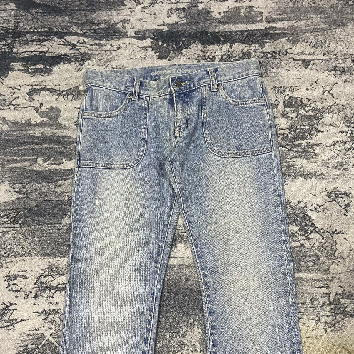 Element × Japanese Brand × Vintage Vintage Japanese Skate Element Flare Denim Jeans Size 30" / US 8 / IT 44 - 4 Thumbnail