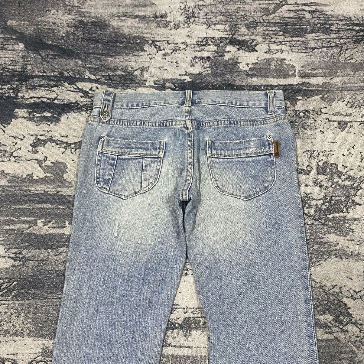 Element × Japanese Brand × Vintage Vintage Japanese Skate Element Flare Denim Jeans Size 30" / US 8 / IT 44 - 10 Thumbnail