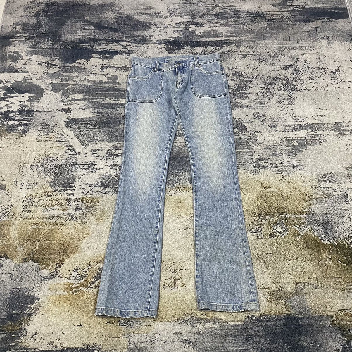 Element × Japanese Brand × Vintage Vintage Japanese Skate Element Flare Denim Jeans Size 30" / US 8 / IT 44 - 1 Thumbnail