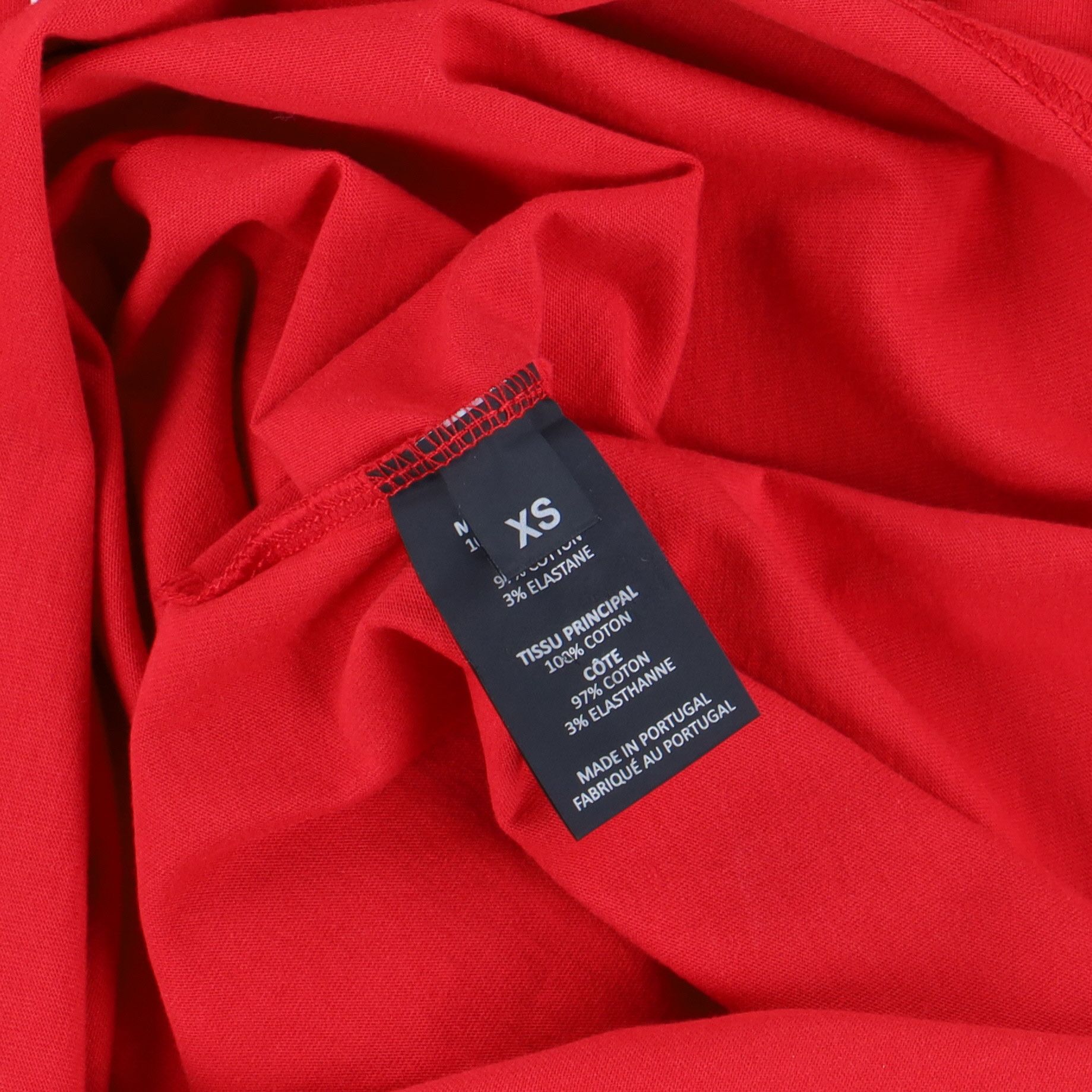 Vetements Red Haute Couture Embroidered Logo T-Shirt Size XS / US 0-2 / IT 36-38 - 6 Thumbnail