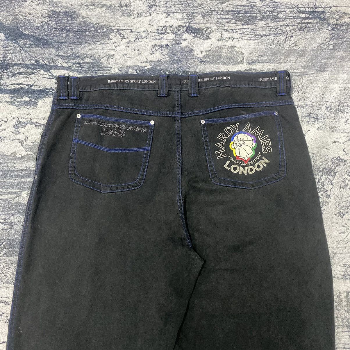 Hardy Amies Vintage Hardy Amies Bull Dog Black Baggy Denim Jeans Size US 43 - 5 Thumbnail