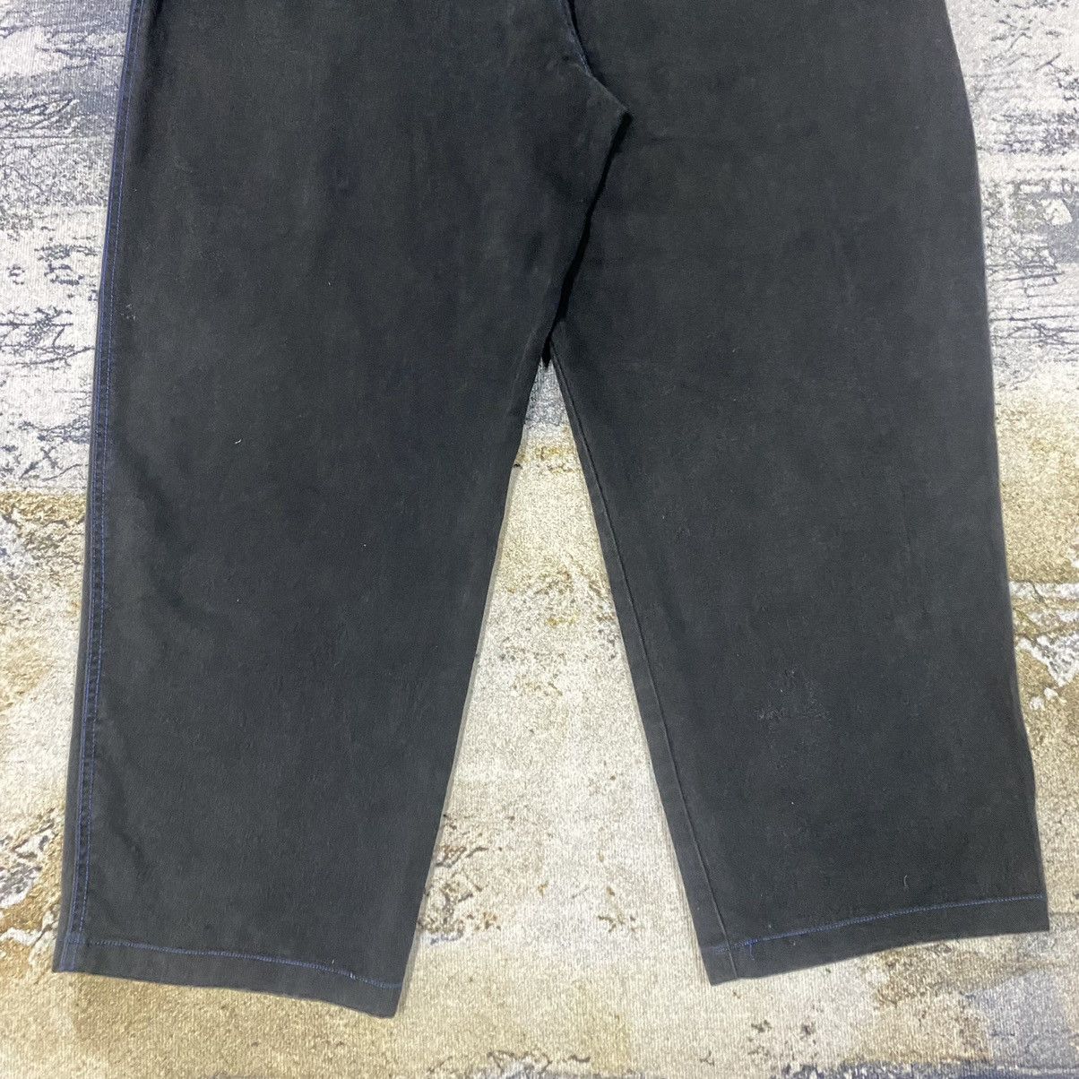 Hardy Amies Vintage Hardy Amies Bull Dog Black Baggy Denim Jeans Size US 43 - 6 Thumbnail