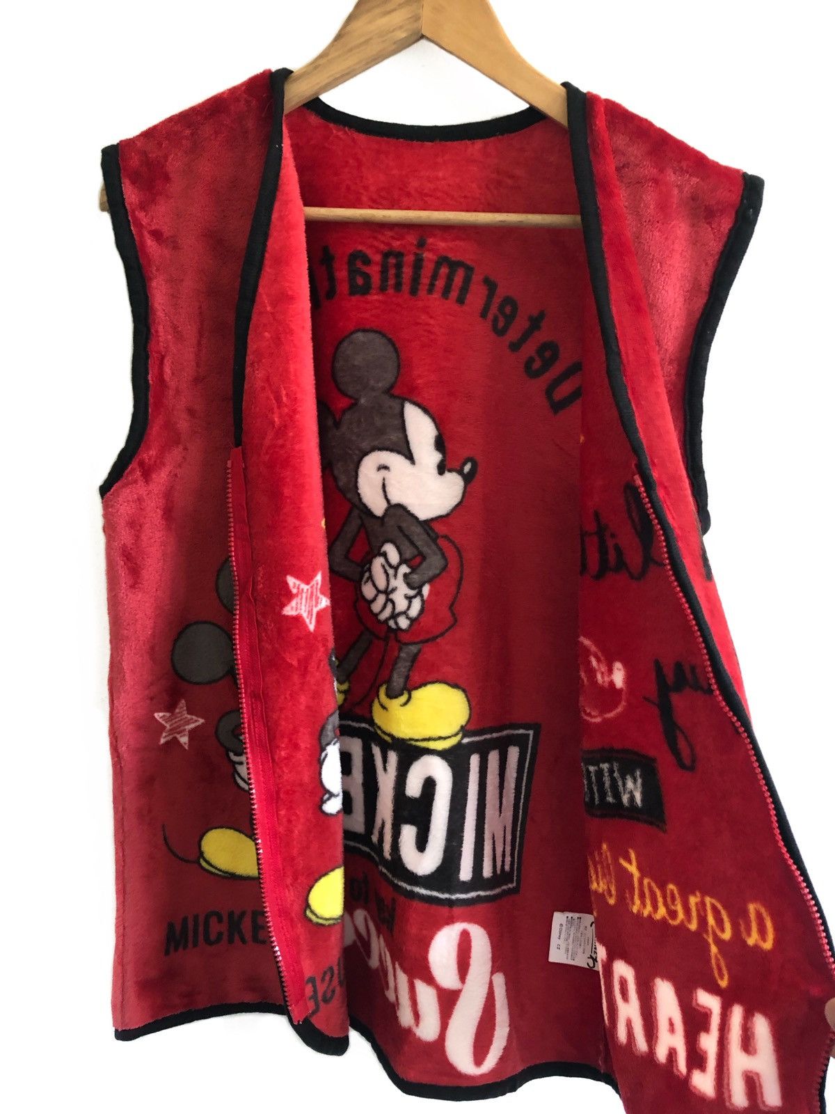 Mickey Mouse × Mickey Unlimited × Vintage Vintage 80s Mickey Mouse cardigan vests Size US M / EU 48-50 / 2 - 5 Thumbnail