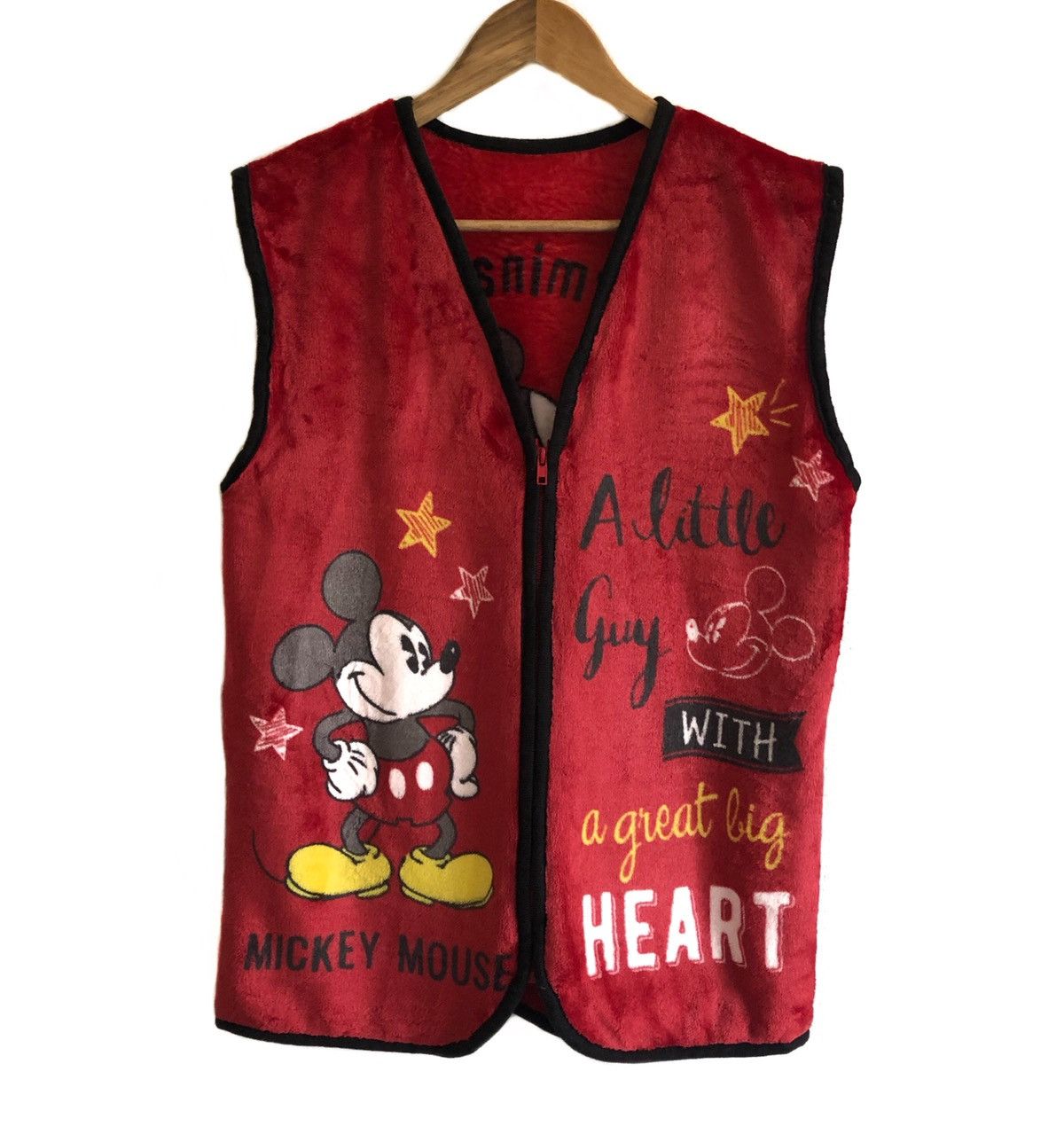 Mickey Mouse × Mickey Unlimited × Vintage Vintage 80s Mickey Mouse cardigan vests Size US M / EU 48-50 / 2 - 1 Thumbnail