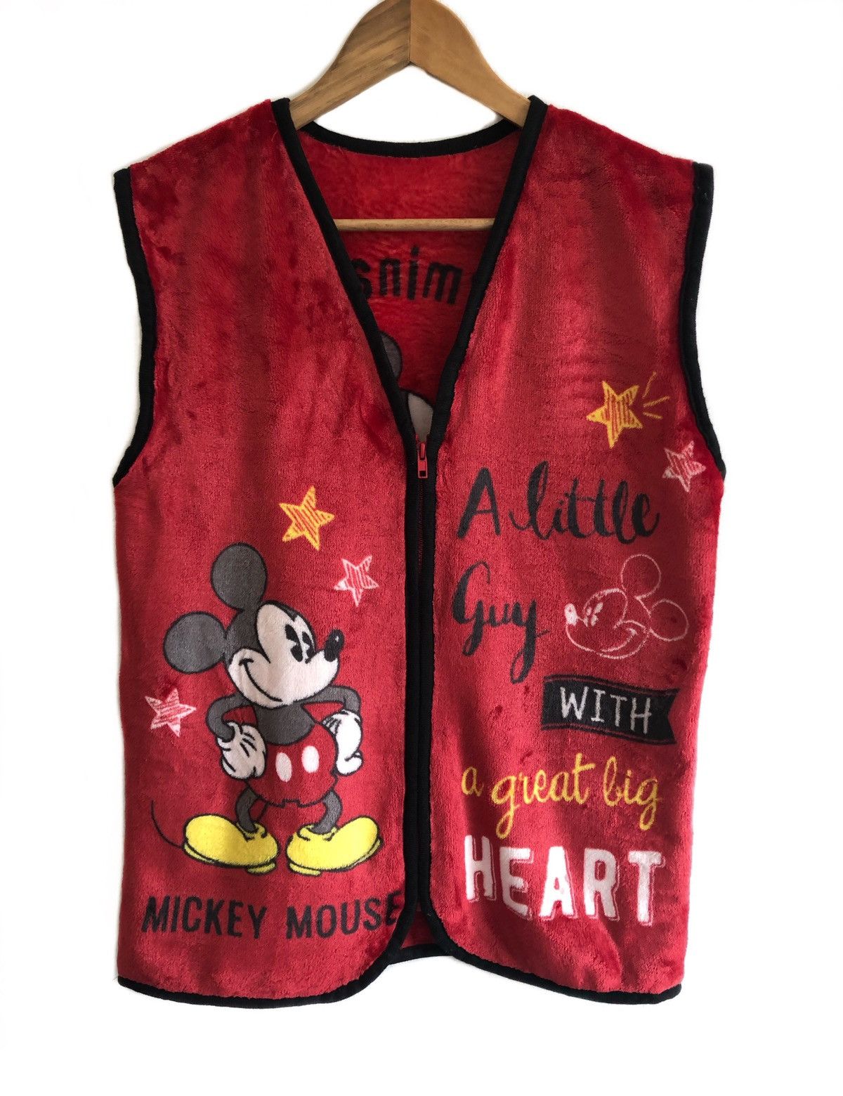 Mickey Mouse × Mickey Unlimited × Vintage Vintage 80s Mickey Mouse cardigan vests Size US M / EU 48-50 / 2 - 2 Thumbnail