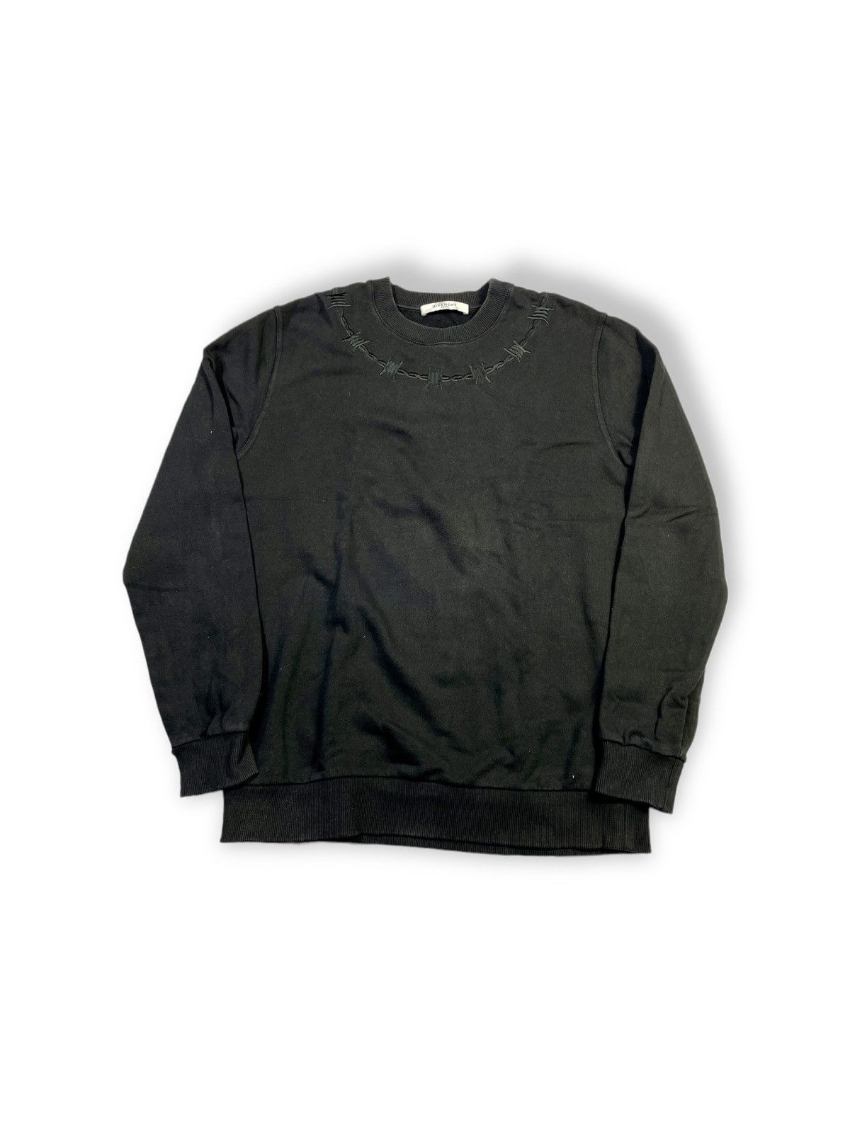 image of Givenchy 2016 Barbed Wire Sweatshirt in Black, Men's (Size Medium)