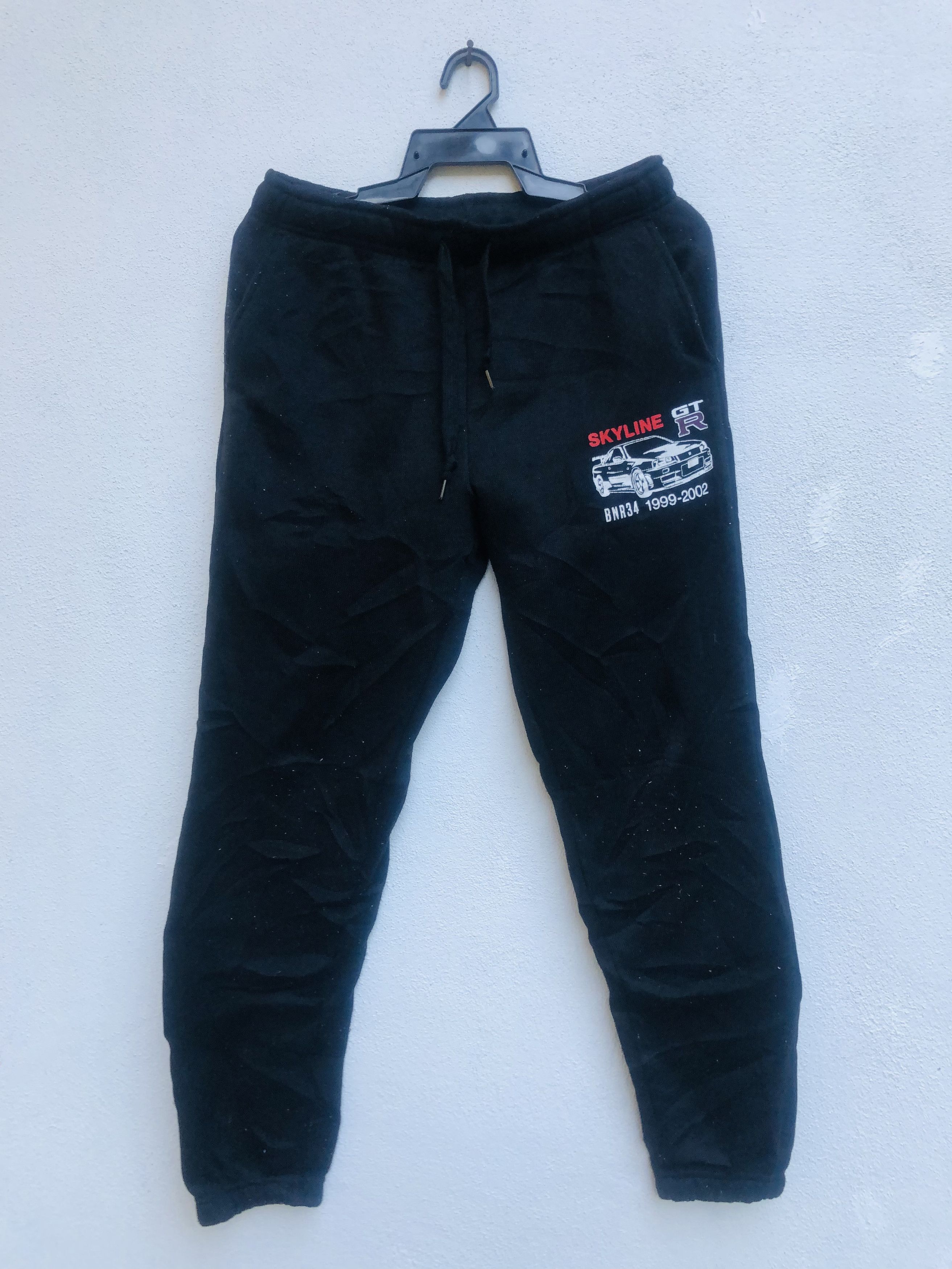 Japanese Brand × Vintage Nissan Skyline GTR Jogger Pant Designer Fashion Style Size US 31 - 1 Thumbnail