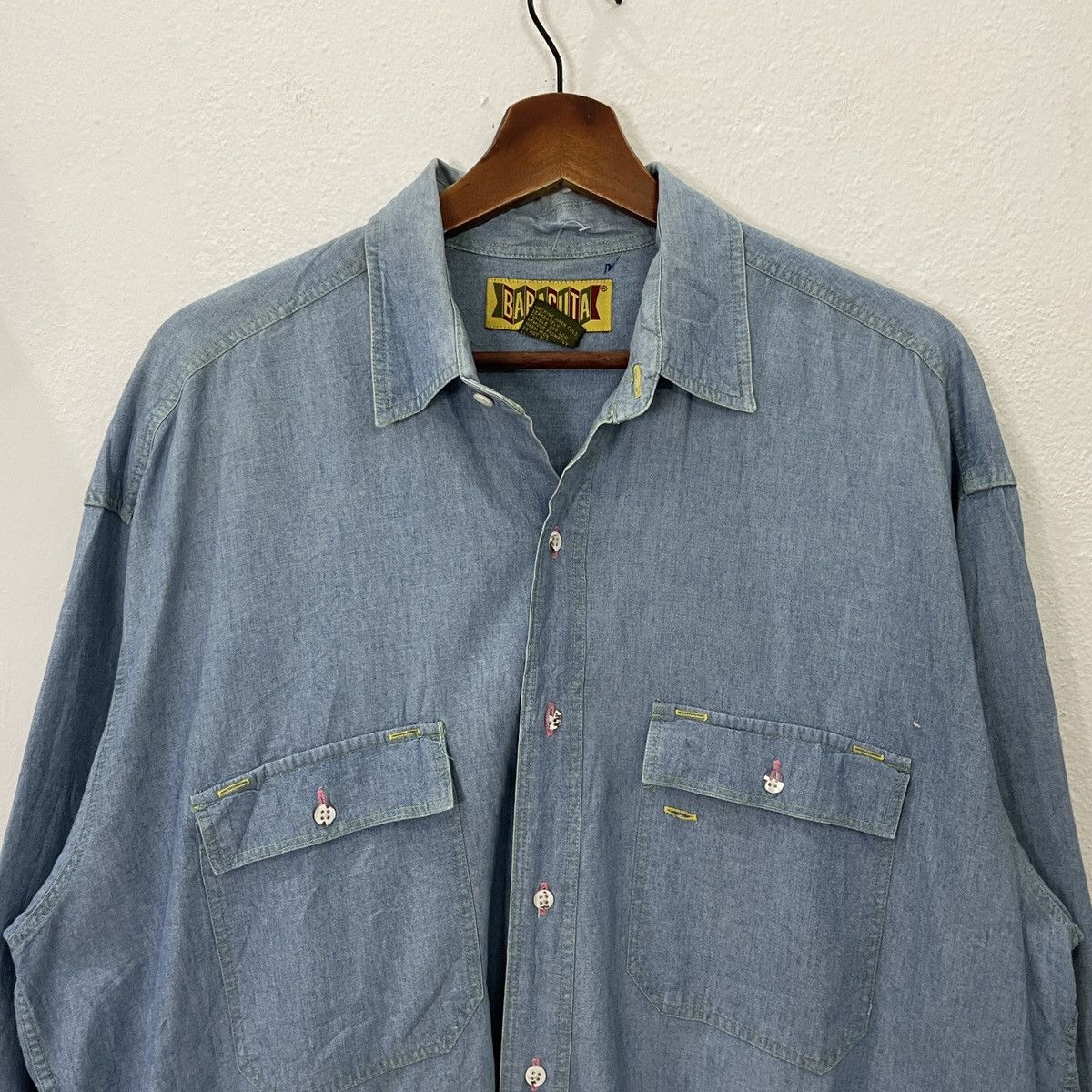 Baracuta × Vintage Vintage Baracuta Button Ups Shirt Size US XL / EU 56 / 4 - 4 Thumbnail