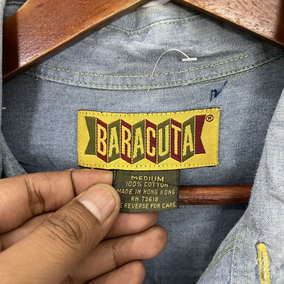 Baracuta × Vintage Vintage Baracuta Button Ups Shirt Size US XL / EU 56 / 4 - 6 Thumbnail