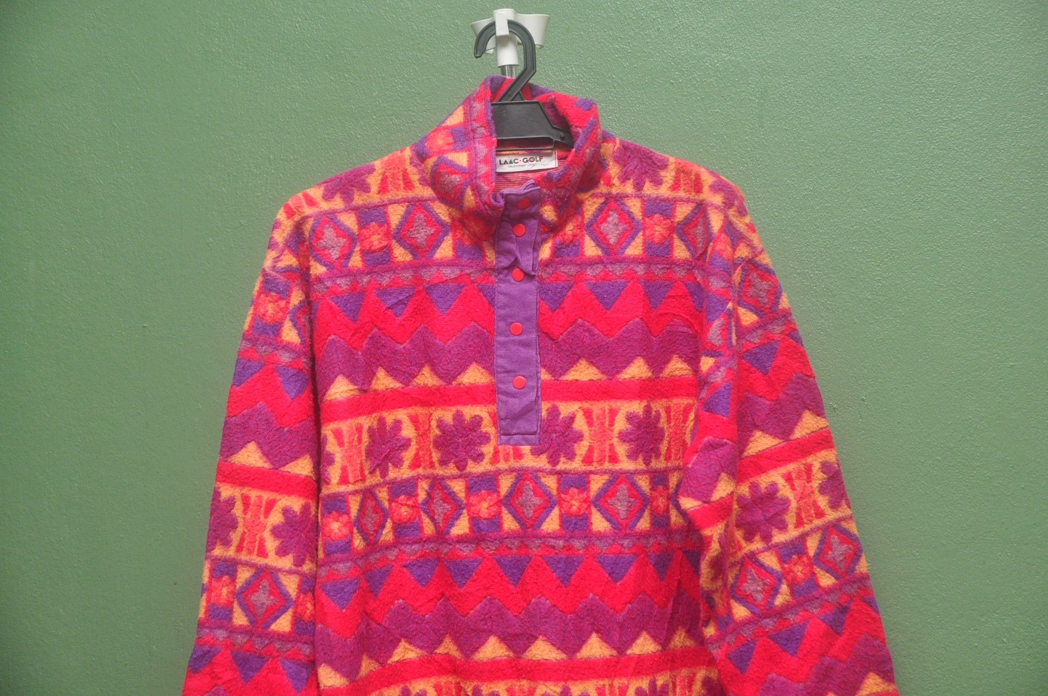 Japanese Brand × Vintage Vintage Laac Golf California Usa Jacket Travis Scott Style Size US L / EU 52-54 / 3 - 3 Thumbnail