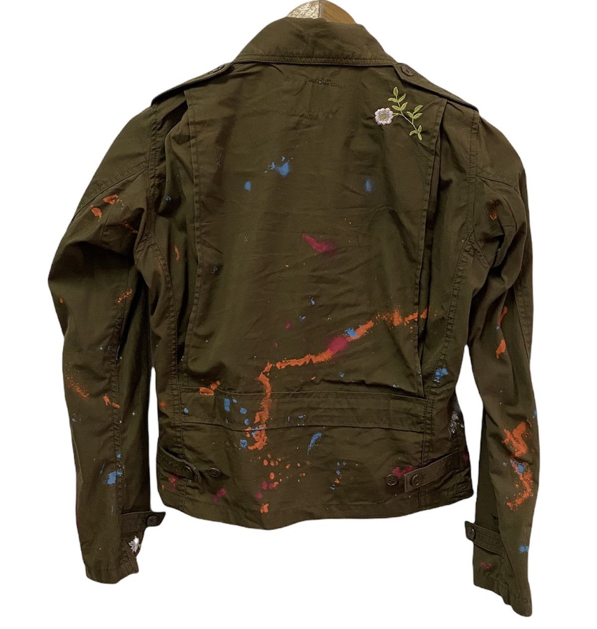 Polo Ralph Lauren POLO RALPH LAUREN FLOWER PAINTER SPLASH BUTTON COLLAR JACKET Size US S / EU 44-46 / 1 - 3 Thumbnail