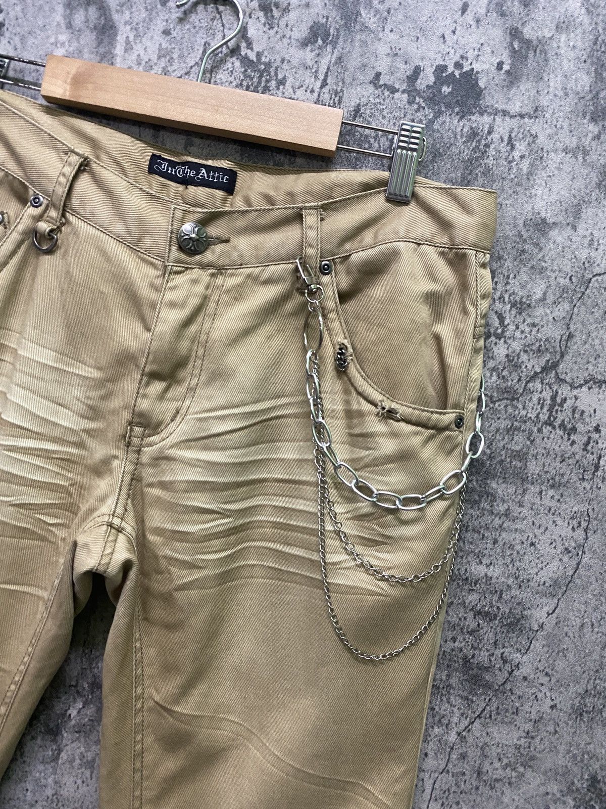 In The Attic × Japanese Brand × Seditionaries Japan IN THE ATTIC Chain Buckle Back Pants Size US 32 / EU 48 - 5 Thumbnail