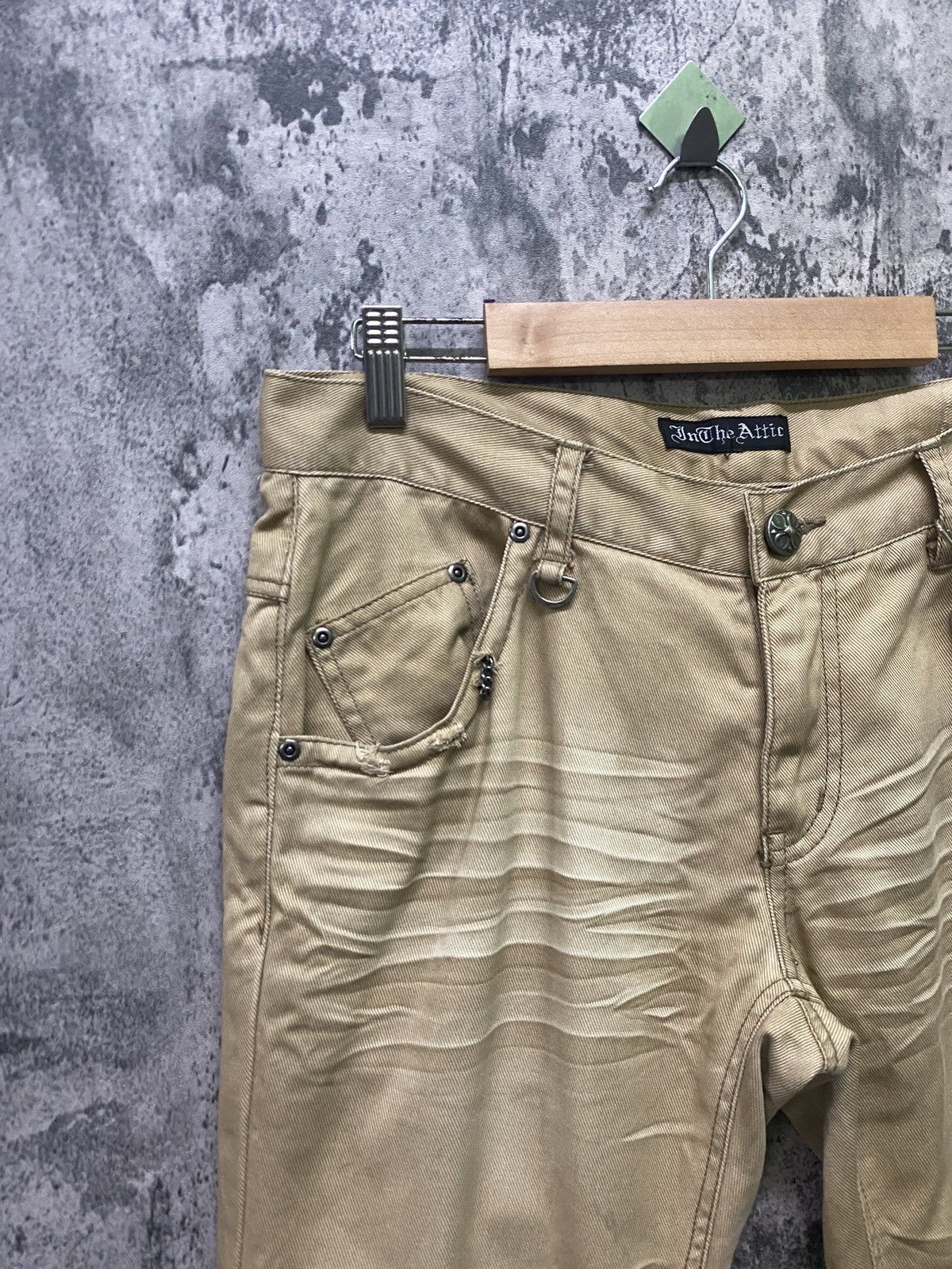 In The Attic × Japanese Brand × Seditionaries Japan IN THE ATTIC Chain Buckle Back Pants Size US 32 / EU 48 - 4 Thumbnail