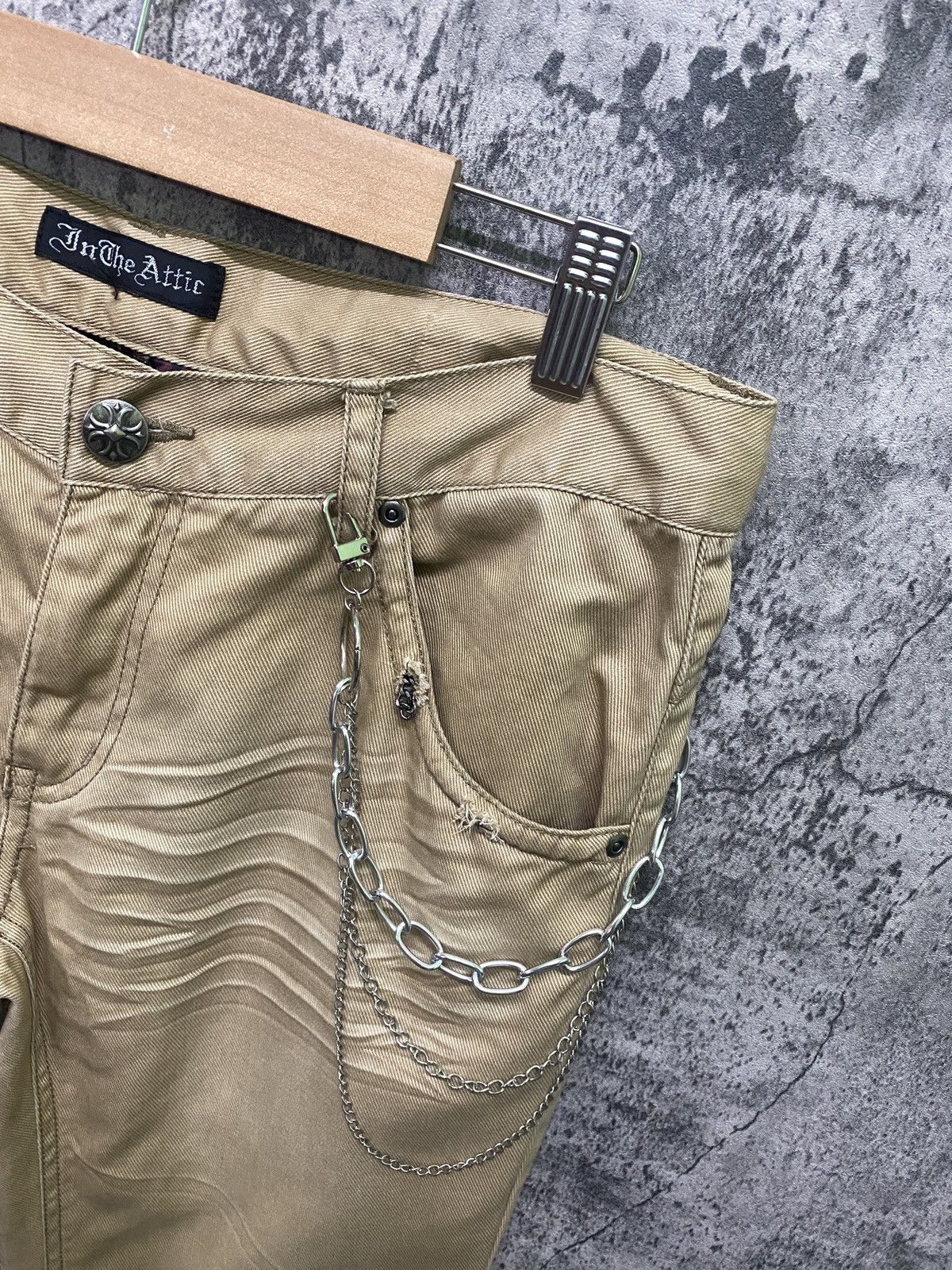 In The Attic × Japanese Brand × Seditionaries Japan IN THE ATTIC Chain Buckle Back Pants Size US 32 / EU 48 - 11 Thumbnail