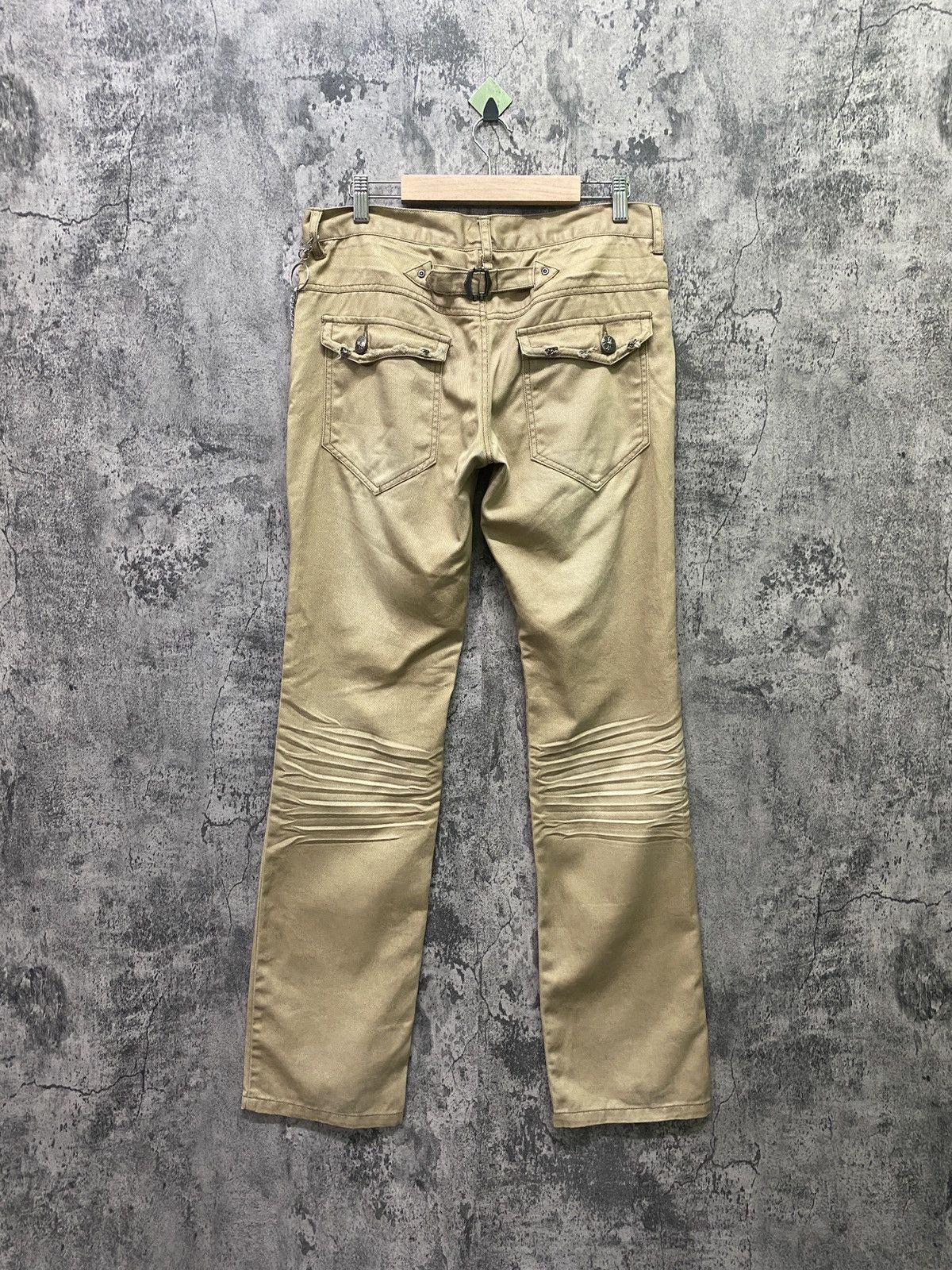 In The Attic × Japanese Brand × Seditionaries Japan IN THE ATTIC Chain Buckle Back Pants Size US 32 / EU 48 - 2 Thumbnail