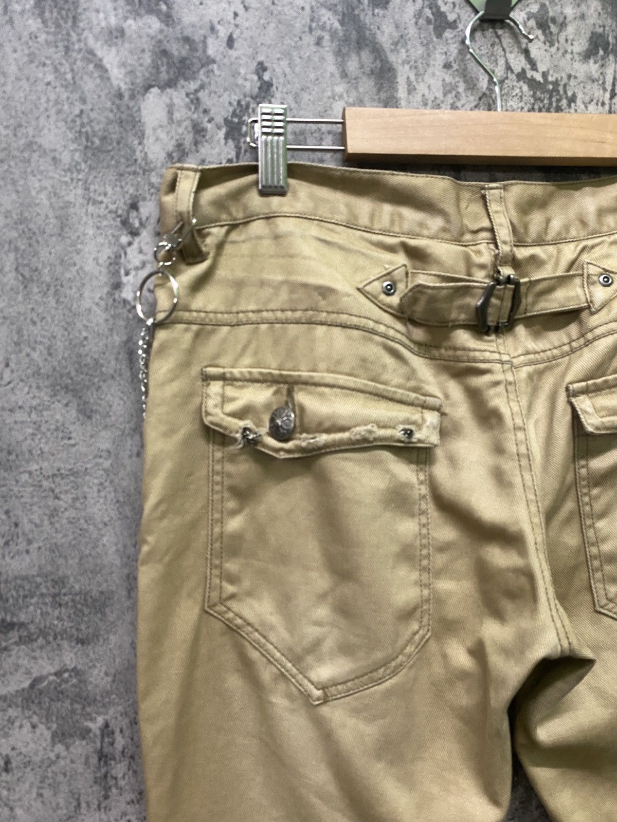 In The Attic × Japanese Brand × Seditionaries Japan IN THE ATTIC Chain Buckle Back Pants Size US 32 / EU 48 - 14 Thumbnail