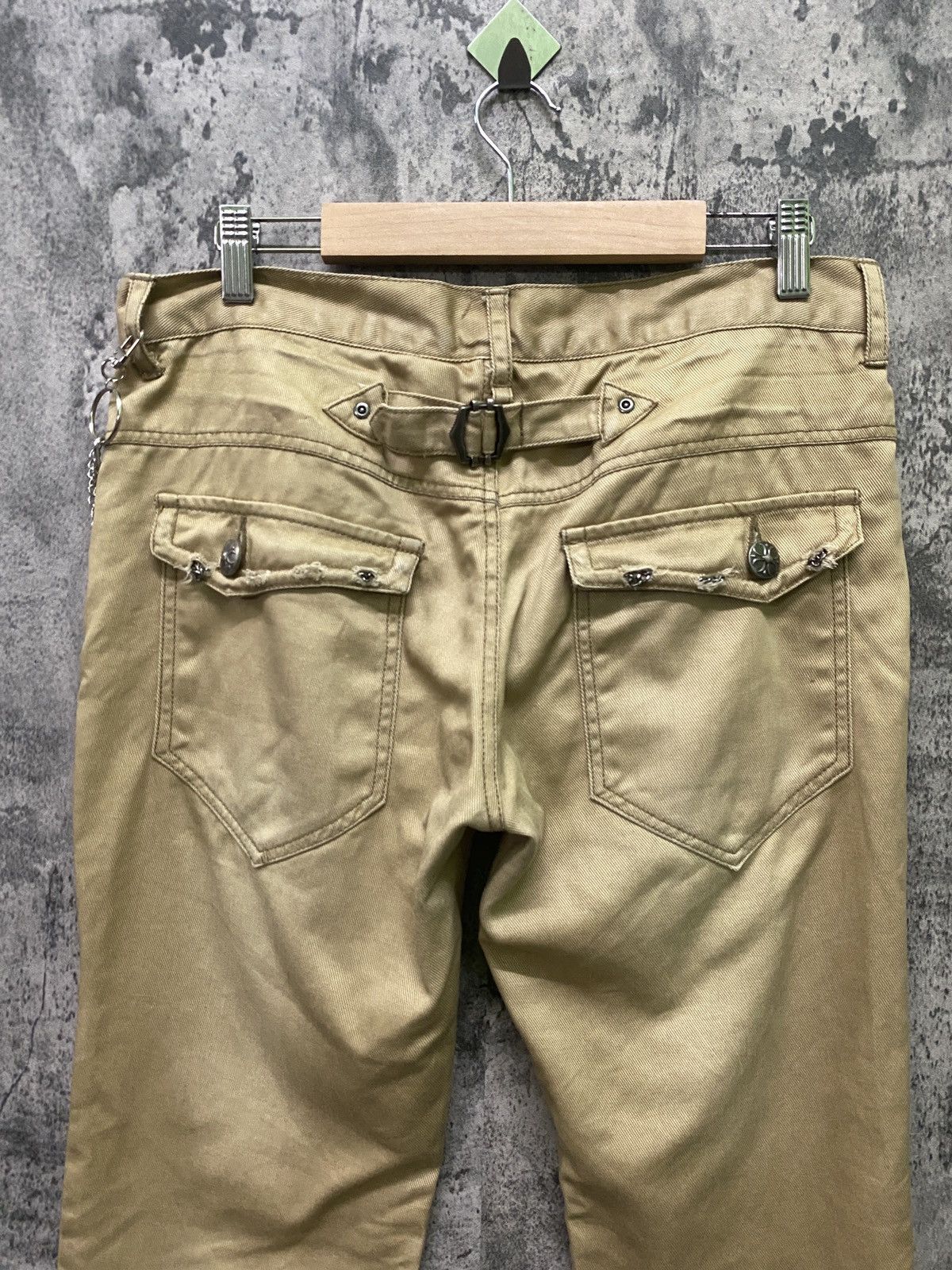 In The Attic × Japanese Brand × Seditionaries Japan IN THE ATTIC Chain Buckle Back Pants Size US 32 / EU 48 - 13 Thumbnail