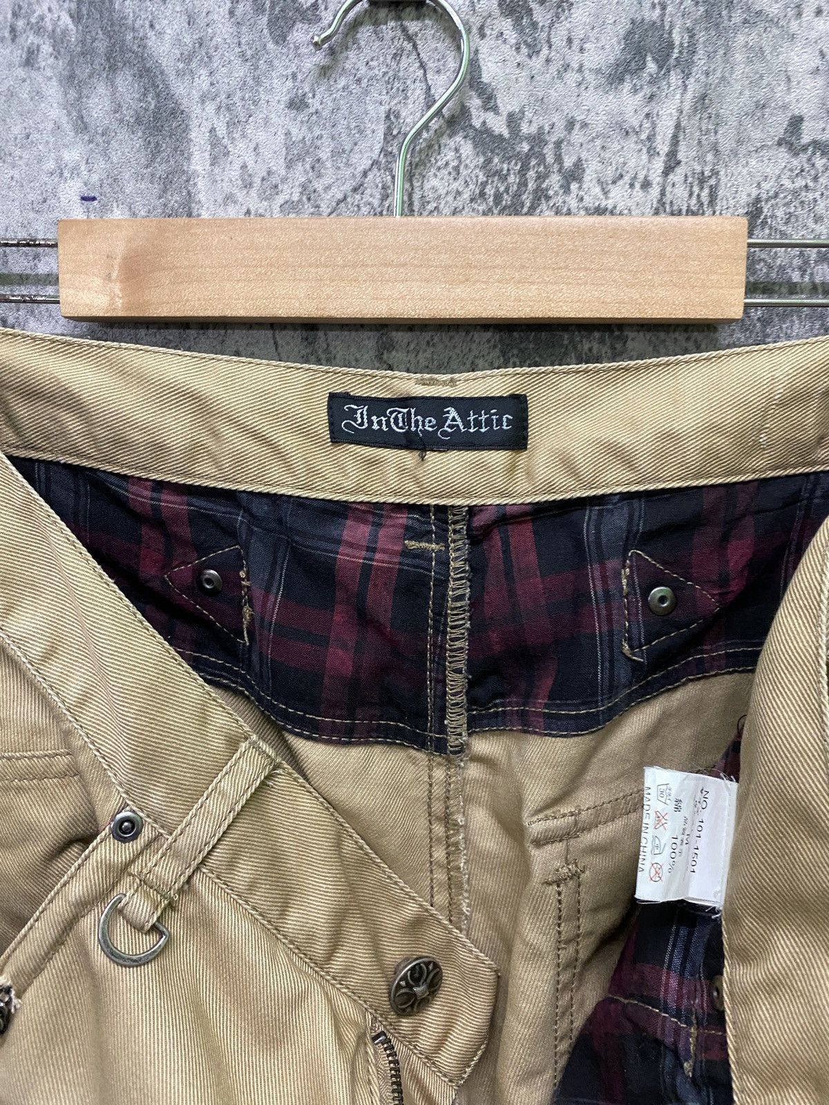 In The Attic × Japanese Brand × Seditionaries Japan IN THE ATTIC Chain Buckle Back Pants Size US 32 / EU 48 - 21 Thumbnail