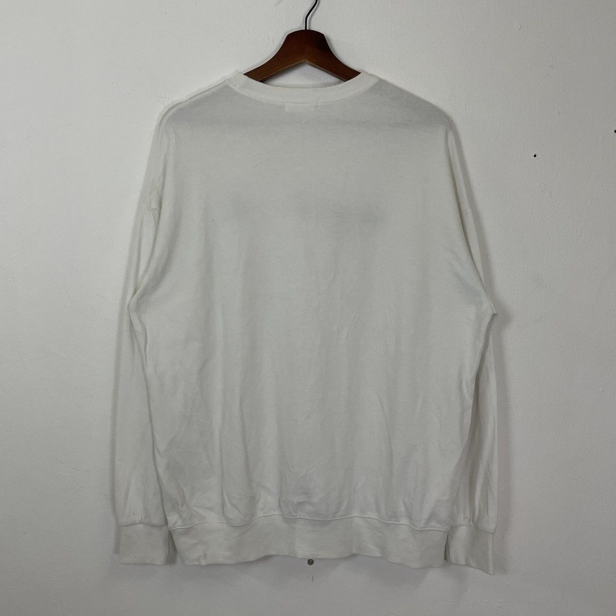 agnes b. Vintage Agnes B Embroidery Big Logo Sweatshirt Size US L / EU 52-54 / 3 - 6 Thumbnail