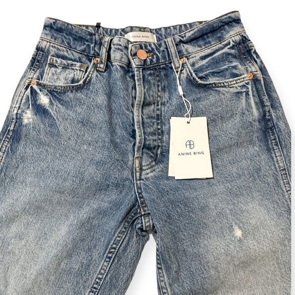 Anine Bing New with tag, Anine Bing Betty High Rise Relaxed Slim Jeans, Size 25" / US 0 / IT 36 - 11 Thumbnail