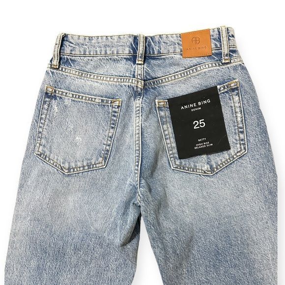 Anine Bing New with tag, Anine Bing Betty High Rise Relaxed Slim Jeans, Size 25" / US 0 / IT 36 - 6 Thumbnail
