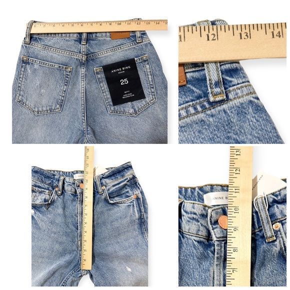 Anine Bing New with tag, Anine Bing Betty High Rise Relaxed Slim Jeans, Size 25" / US 0 / IT 36 - 12 Thumbnail
