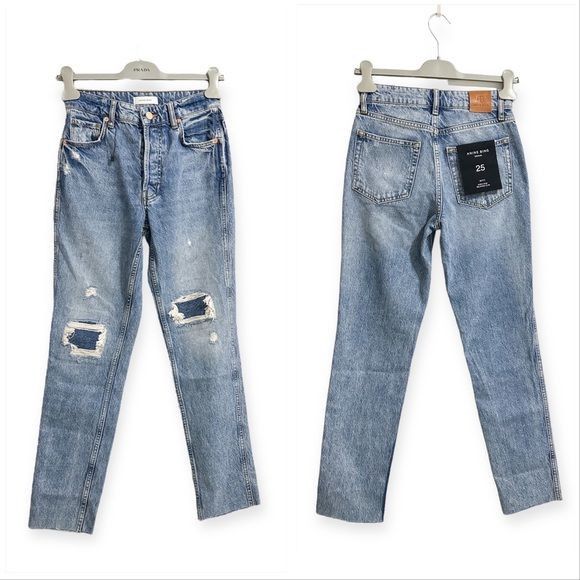 Anine Bing New with tag, Anine Bing Betty High Rise Relaxed Slim Jeans, Size 25" / US 0 / IT 36 - 4 Thumbnail