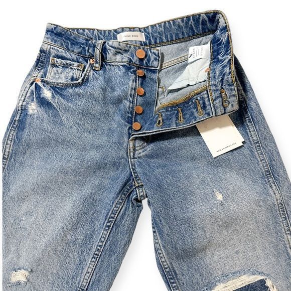 Anine Bing New with tag, Anine Bing Betty High Rise Relaxed Slim Jeans, Size 25" / US 0 / IT 36 - 5 Thumbnail