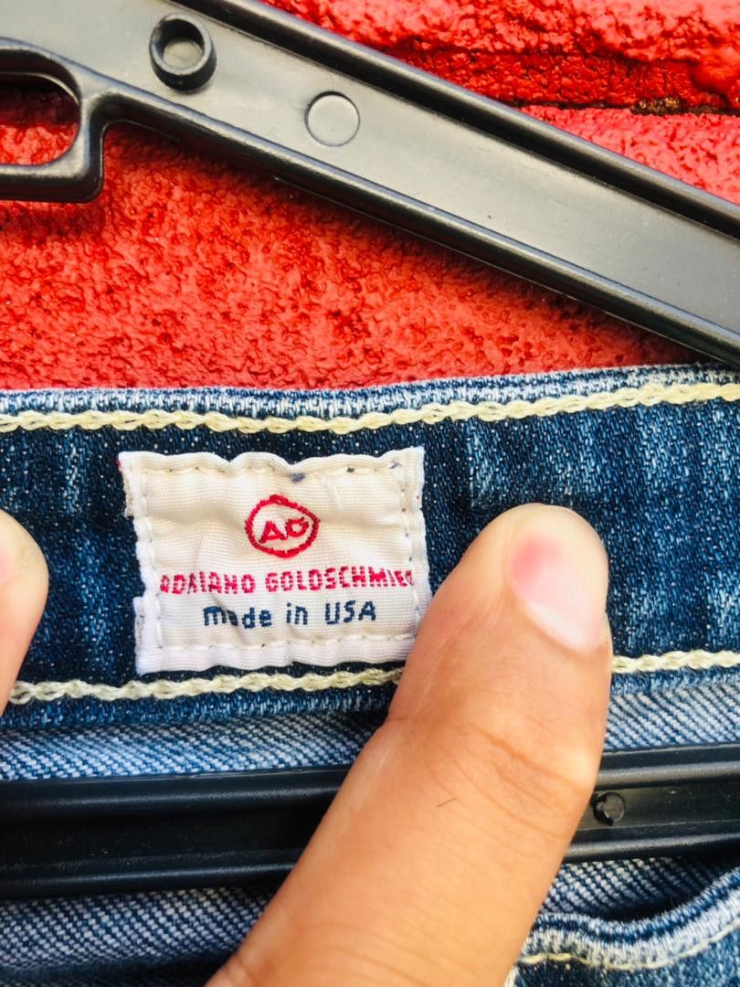 AG Adriano Goldschmied × Japanese Brand × Vintage Vinatge Adriano Goldschmied Distressed Denim Fashion Style Size US 32 / EU 48 - 12 Thumbnail