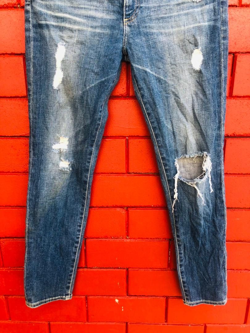AG Adriano Goldschmied × Japanese Brand × Vintage Vinatge Adriano Goldschmied Distressed Denim Fashion Style Size US 32 / EU 48 - 5 Thumbnail