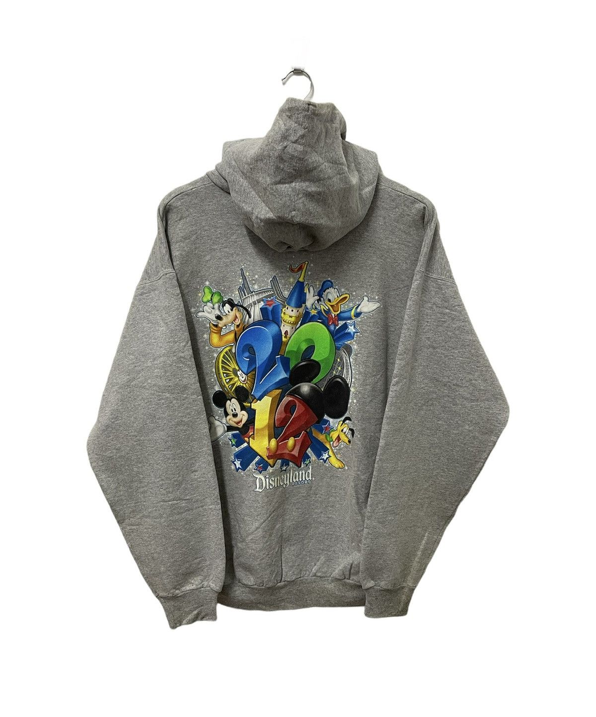 Disney × Mickey Mouse × Vintage Vintage Disneyland World Familiar Big Logo Hoodie Size US M / EU 48-50 / 2 - 1 Thumbnail