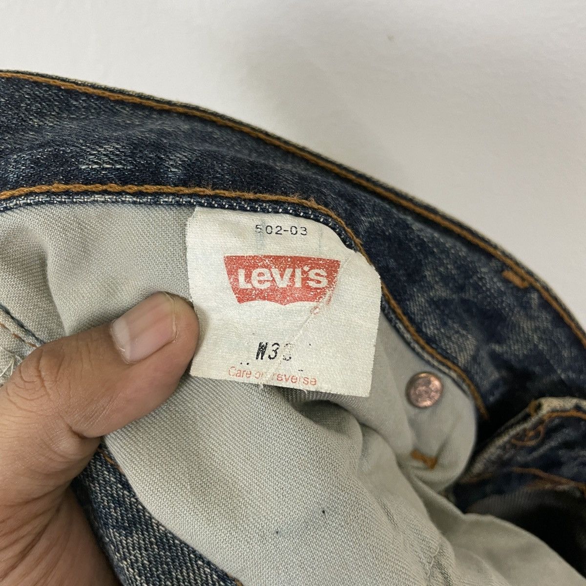 Levi's Vintage Levis Strauss & Co Custom Denim Jeans Size US 34 / EU 50 - 9 Thumbnail