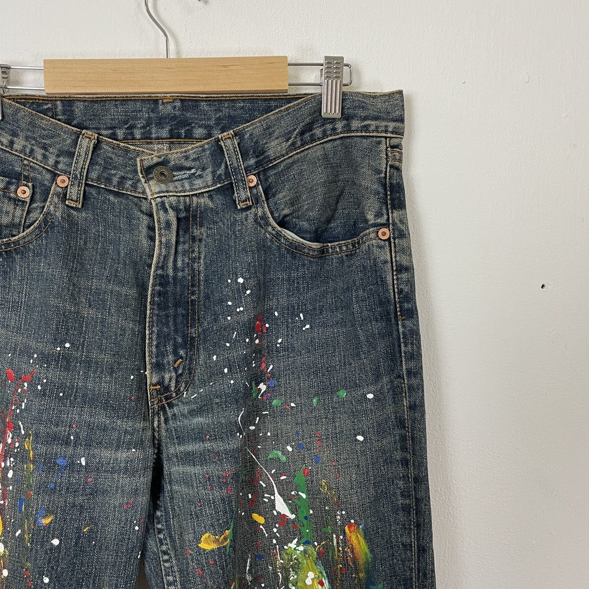 Levi's Vintage Levis Strauss & Co Custom Denim Jeans Size US 34 / EU 50 - 2 Thumbnail