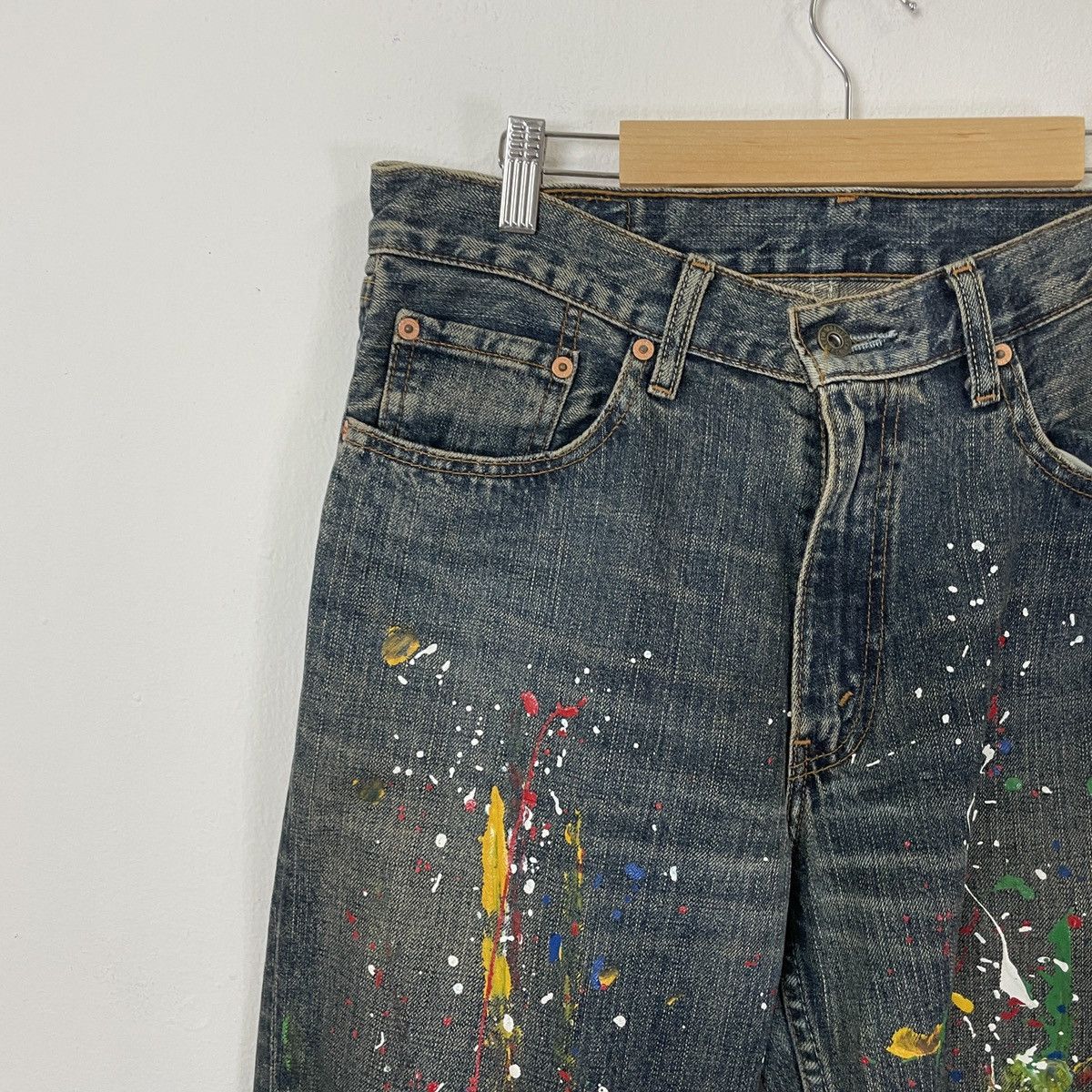 Levi's Vintage Levis Strauss & Co Custom Denim Jeans Size US 34 / EU 50 - 3 Thumbnail
