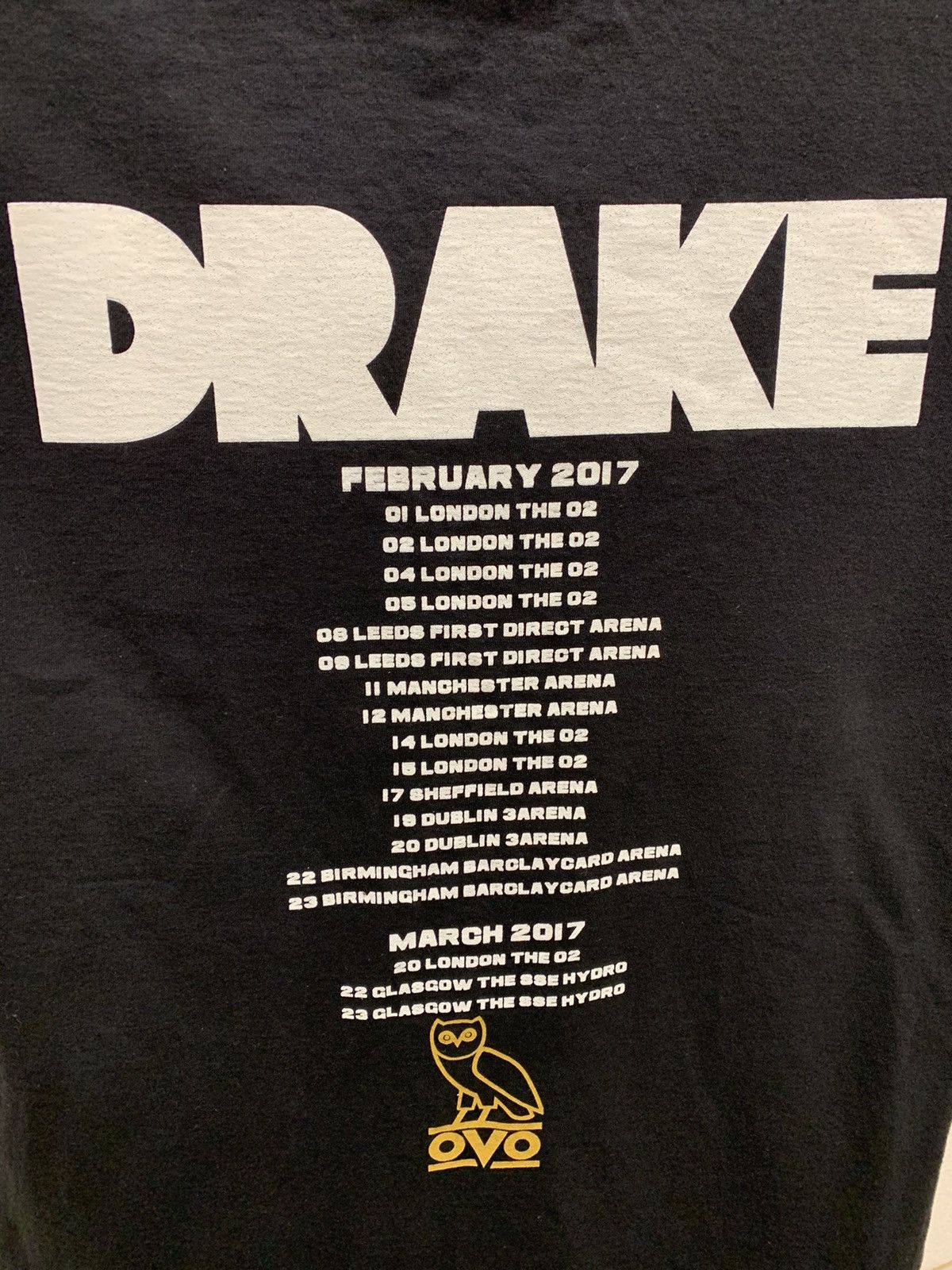 Band Tees Drake tour tee boy meets world M 2017 rap t-shirt black Size US M / EU 48-50 / 2 - 5 Thumbnail