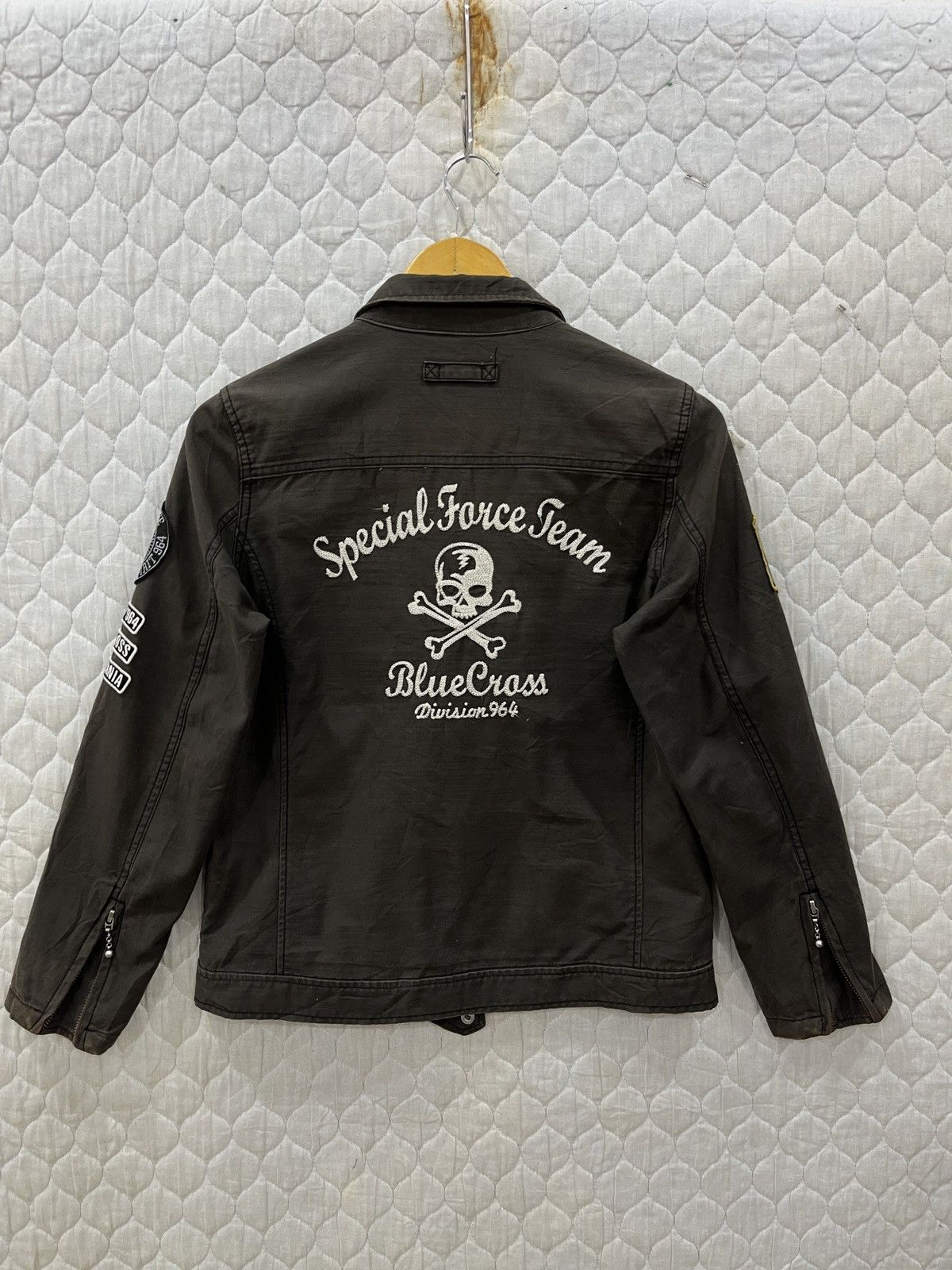 Seditionaries (Fff)🔥🔥ARCHIVE VINTAGE BLUE CROSS SKULL HYPEBEAST JACKET Size US S / EU 44-46 / 1 - 1 Thumbnail
