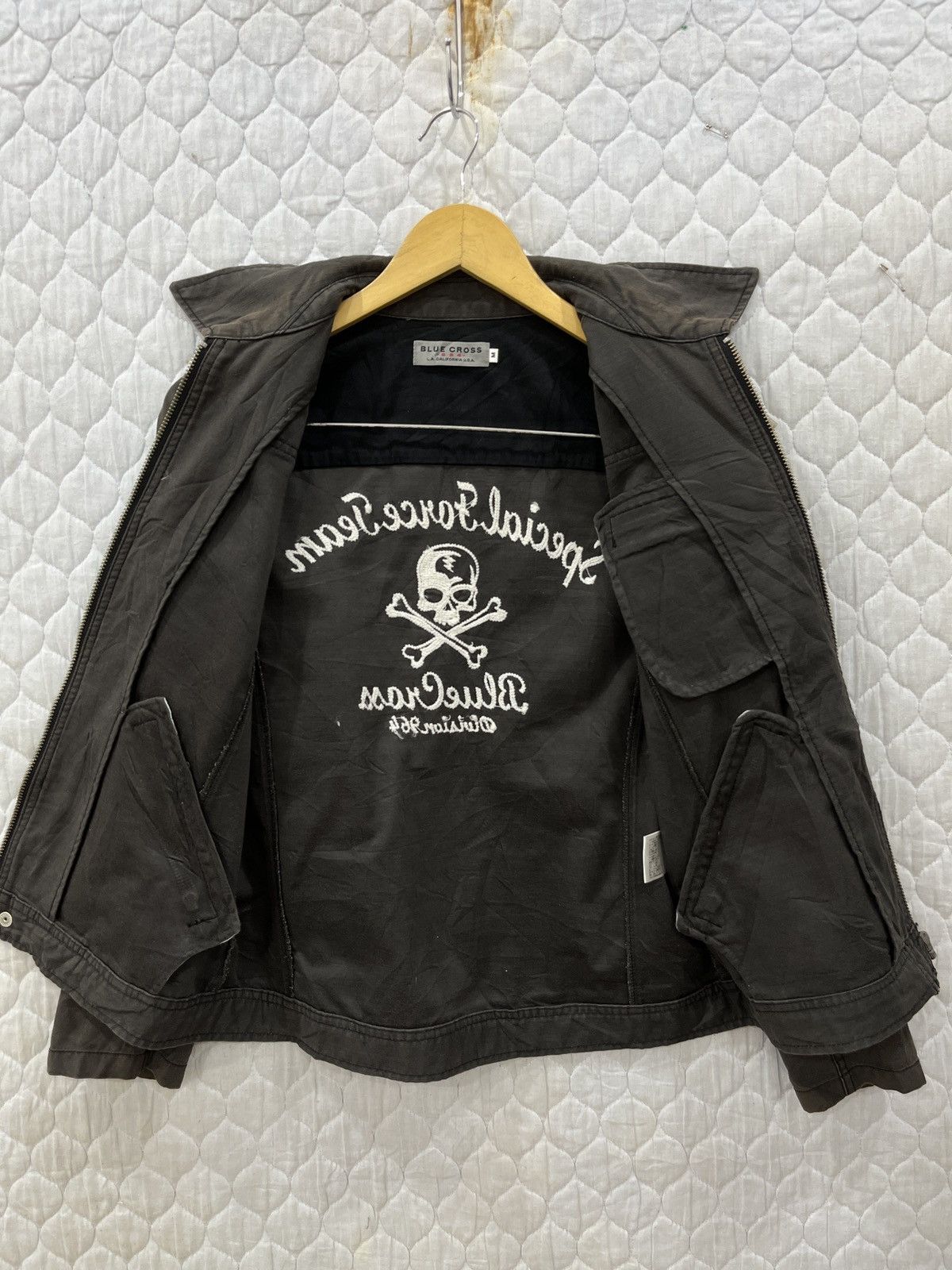 Seditionaries (Fff)🔥🔥ARCHIVE VINTAGE BLUE CROSS SKULL HYPEBEAST JACKET Size US S / EU 44-46 / 1 - 7 Thumbnail
