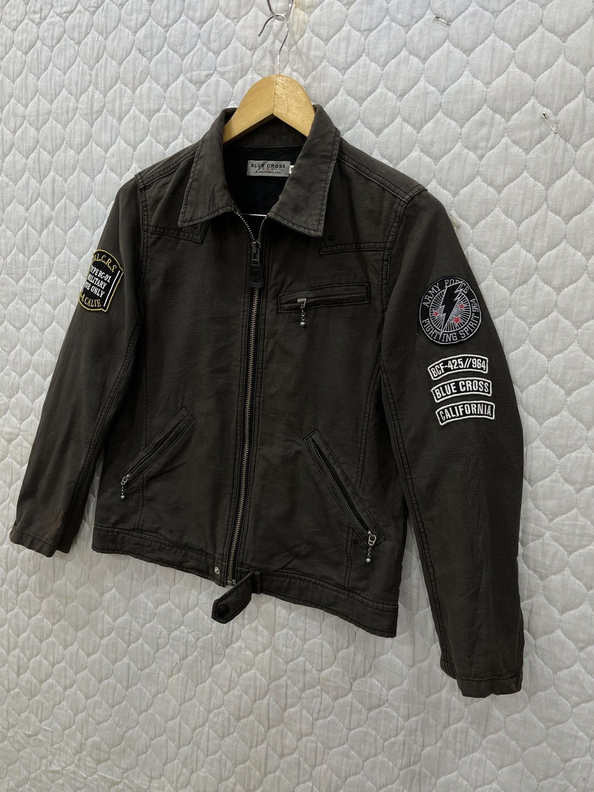 Seditionaries (Fff)🔥🔥ARCHIVE VINTAGE BLUE CROSS SKULL HYPEBEAST JACKET Size US S / EU 44-46 / 1 - 5 Thumbnail