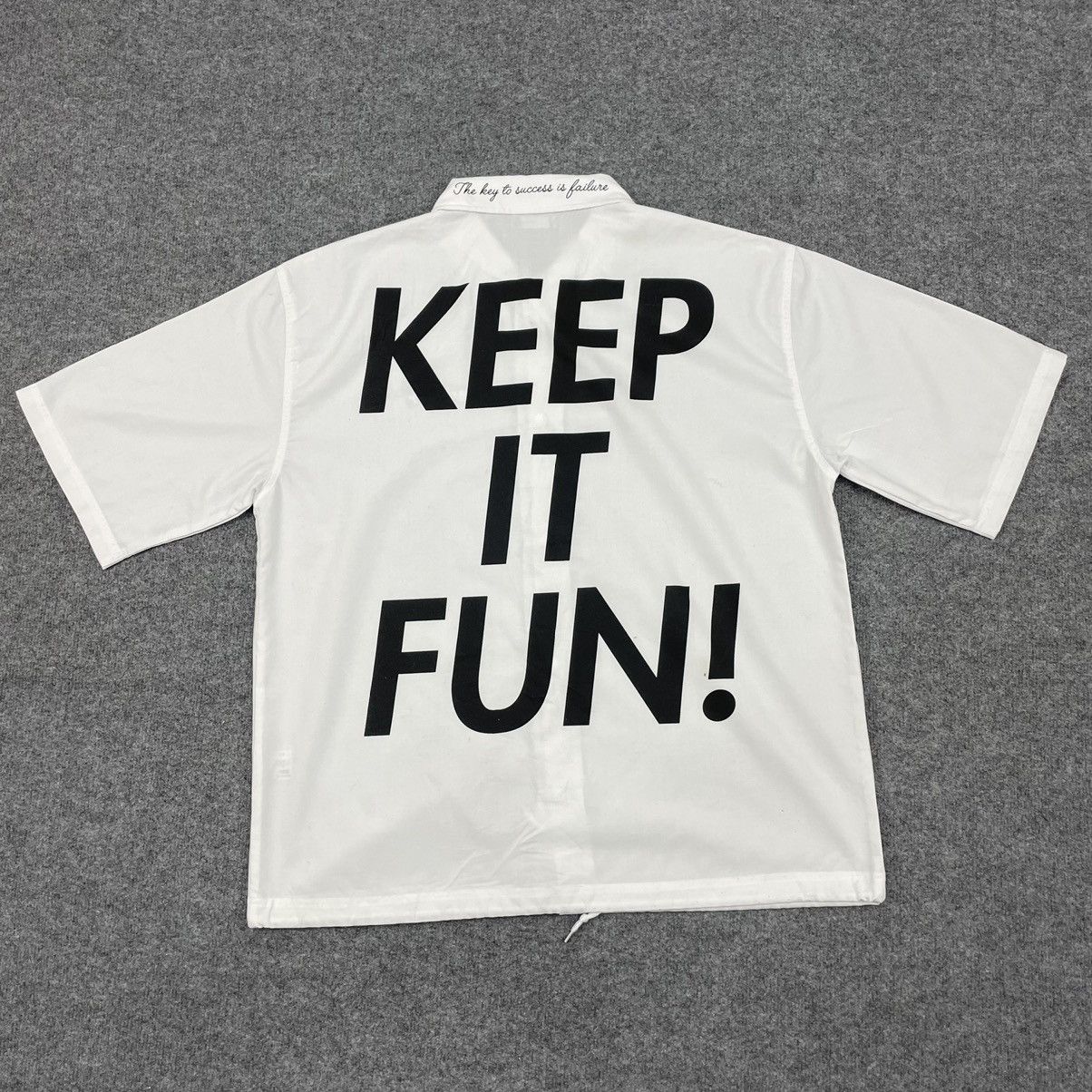 Japanese Brand × Vintage KEEP IT FUN SHIRTS BUTTON UP Size US L / EU 52-54 / 3 - 1 Thumbnail