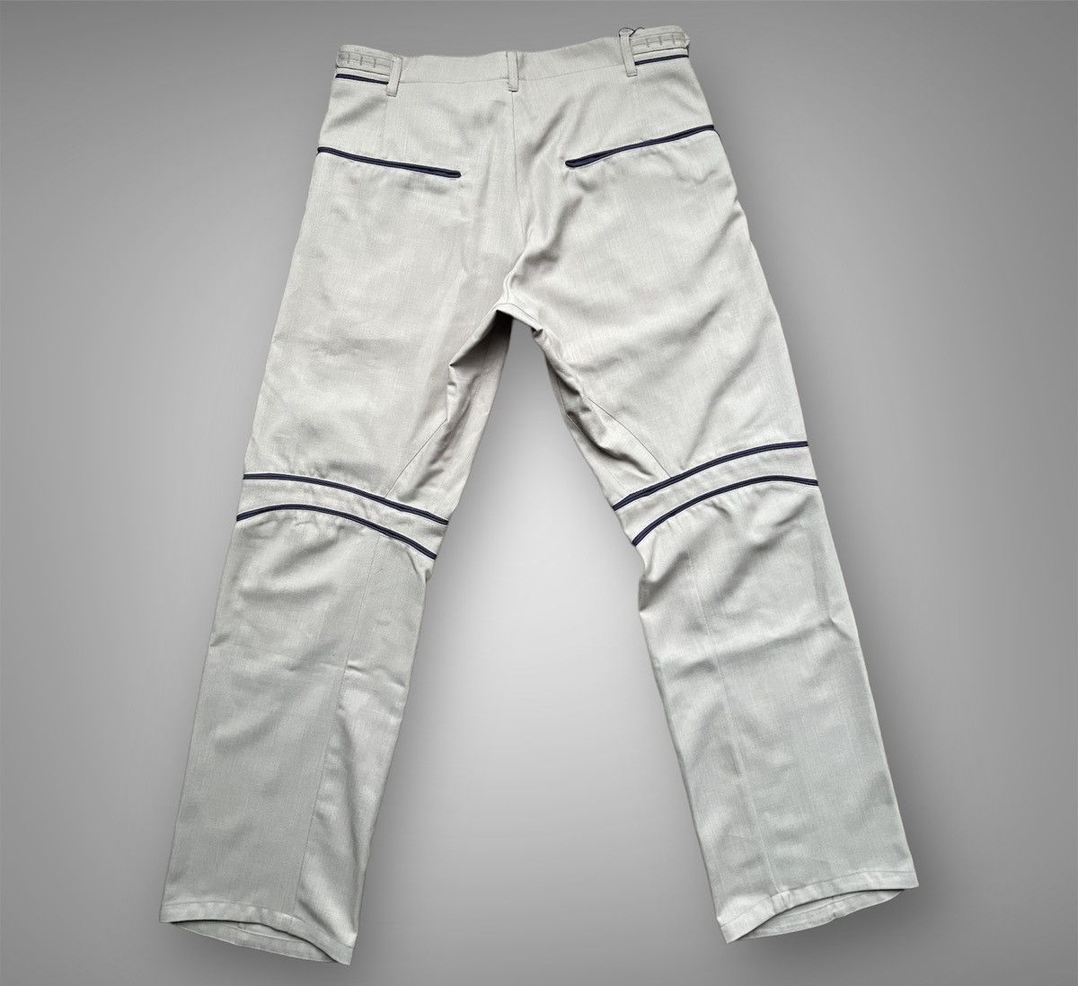 Kiko Kostadinov Giran Piping Trousers in Beige / Petunia Purple Size US 33 - 3 Thumbnail