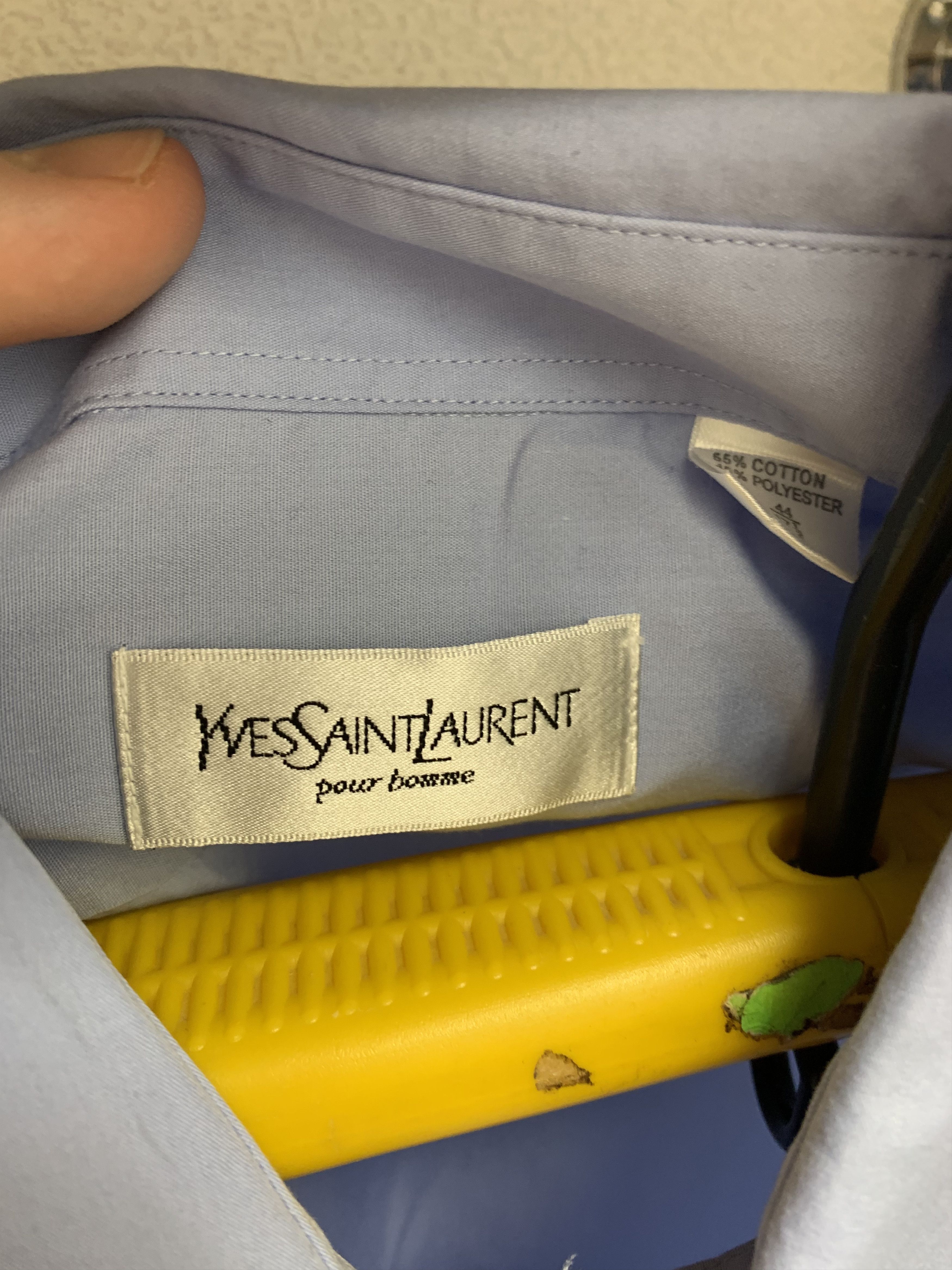 Yves Saint Laurent Yves Saint Laurent YSL shirt longsleeve L size Size US L / EU 52-54 / 3 - 3 Thumbnail