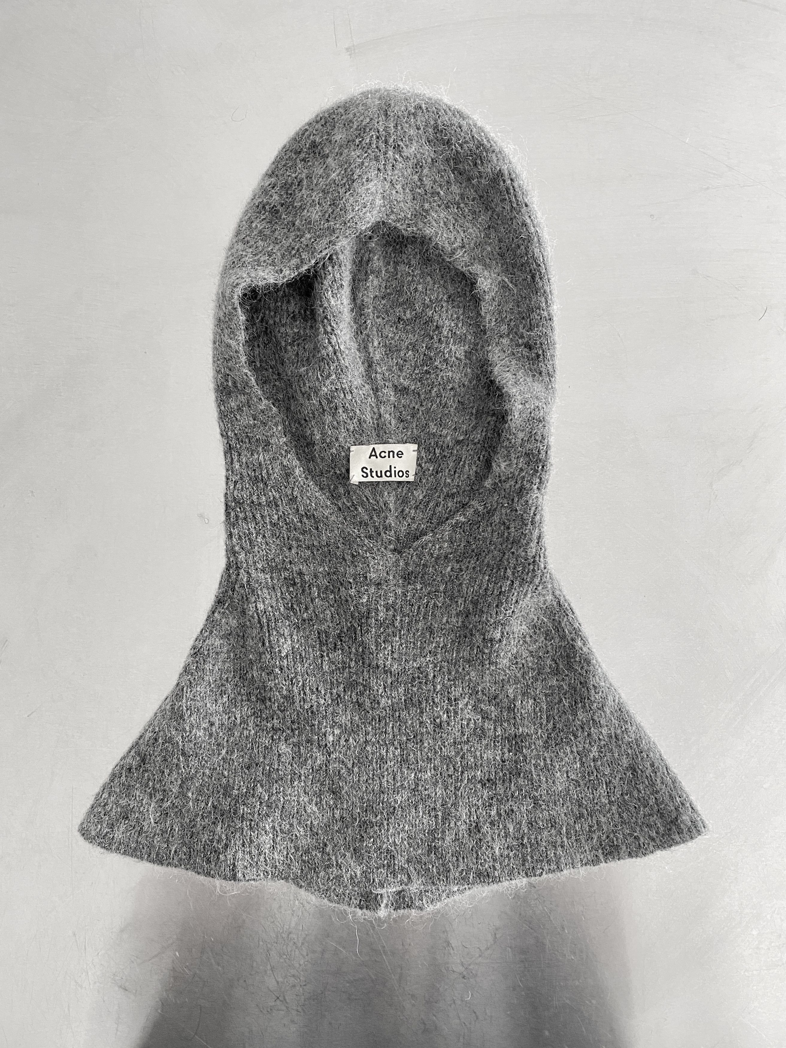 Acne Studios Rare Archive AW 2014 Fuzzy Kid Mohair Balaclava Hood Size ONE SIZE - 1 Thumbnail