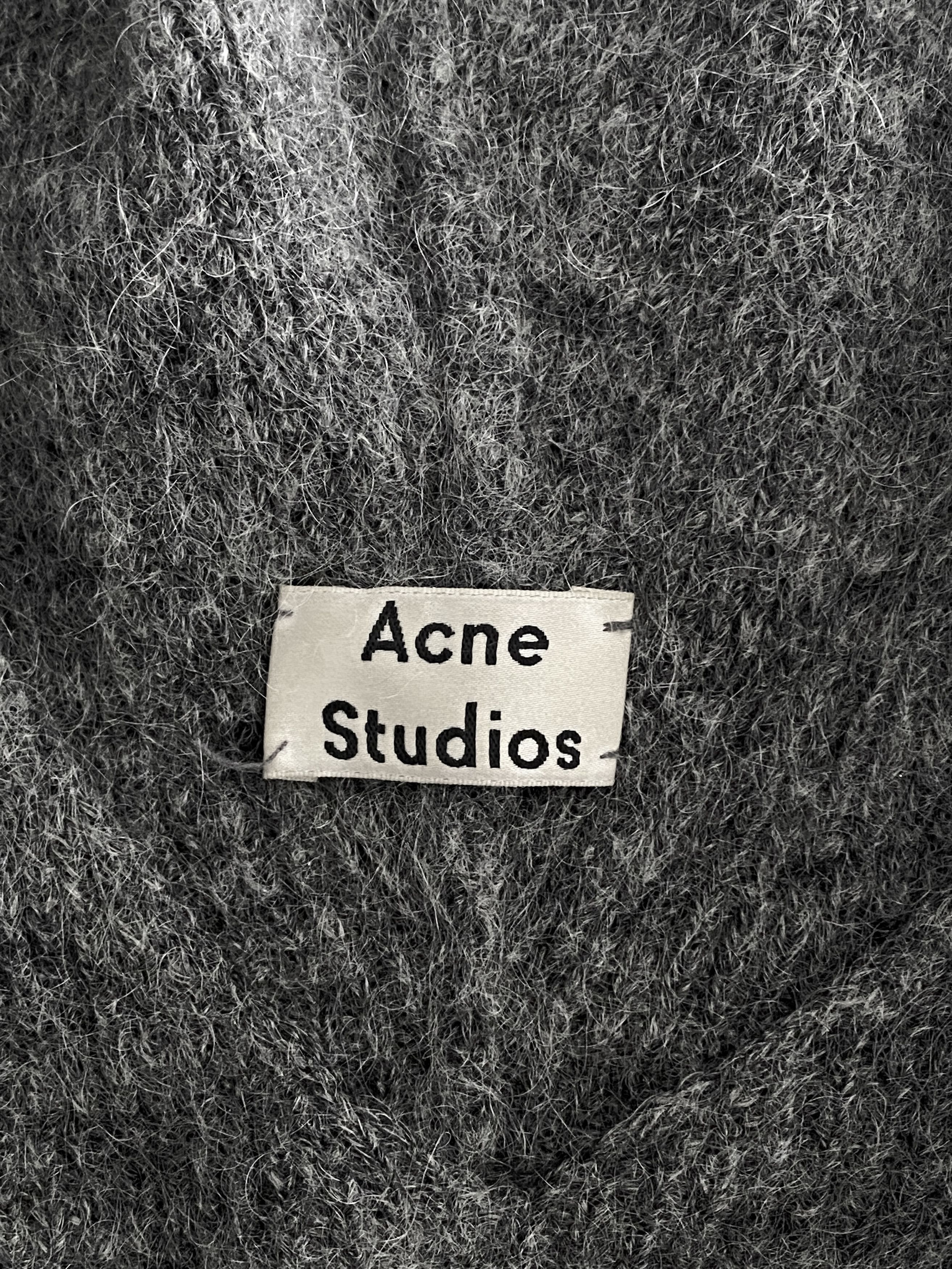 Acne Studios Rare Archive AW 2014 Fuzzy Kid Mohair Balaclava Hood Size ONE SIZE - 3 Thumbnail