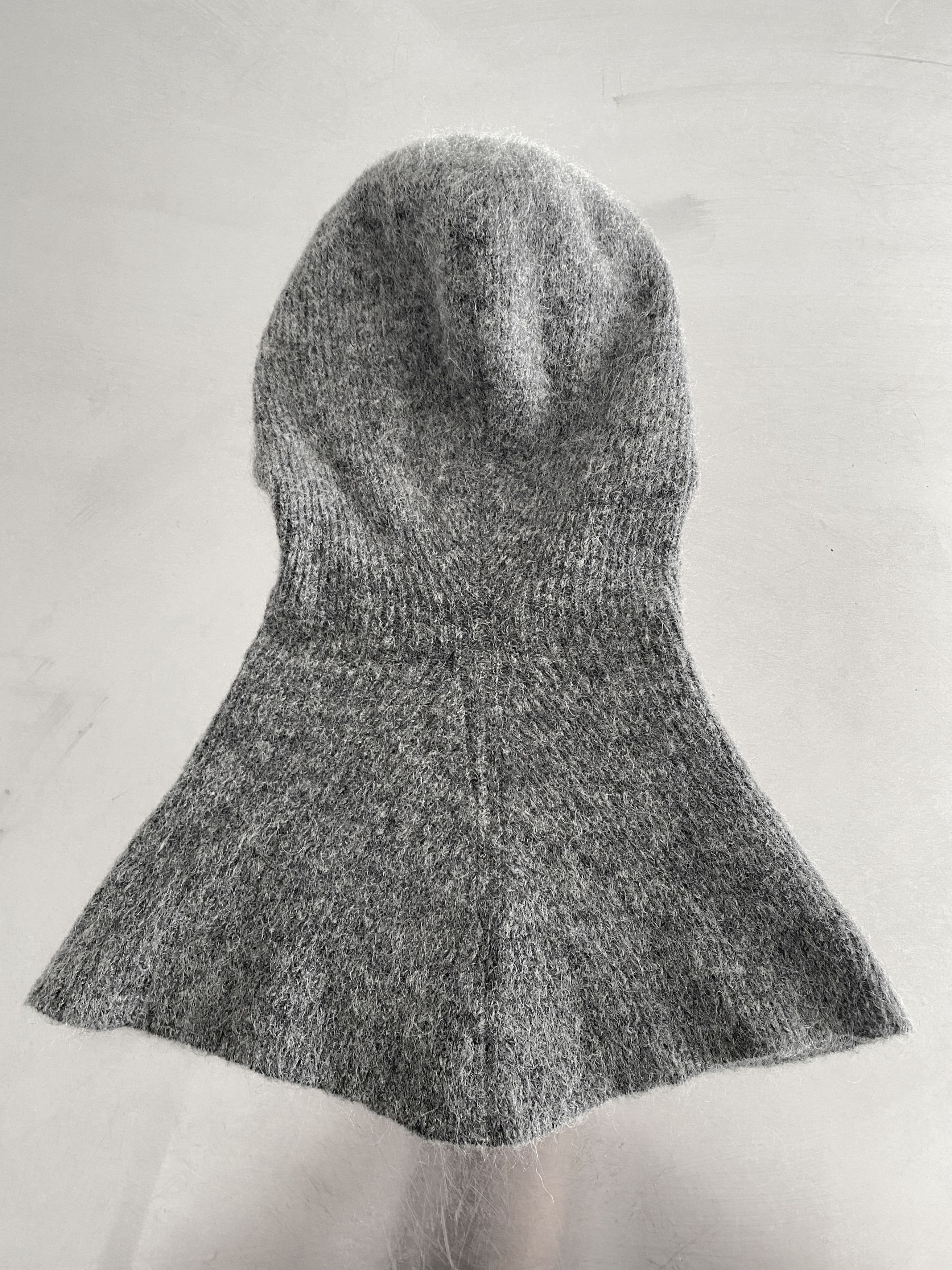 Acne Studios Rare Archive AW 2014 Fuzzy Kid Mohair Balaclava Hood Size ONE SIZE - 2 Thumbnail