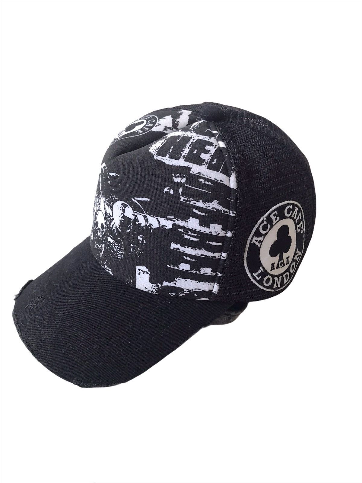 Other ❌Need Gone❌Ace Cafe London Distressed Trucker Cap Size ONE SIZE - 2 Thumbnail