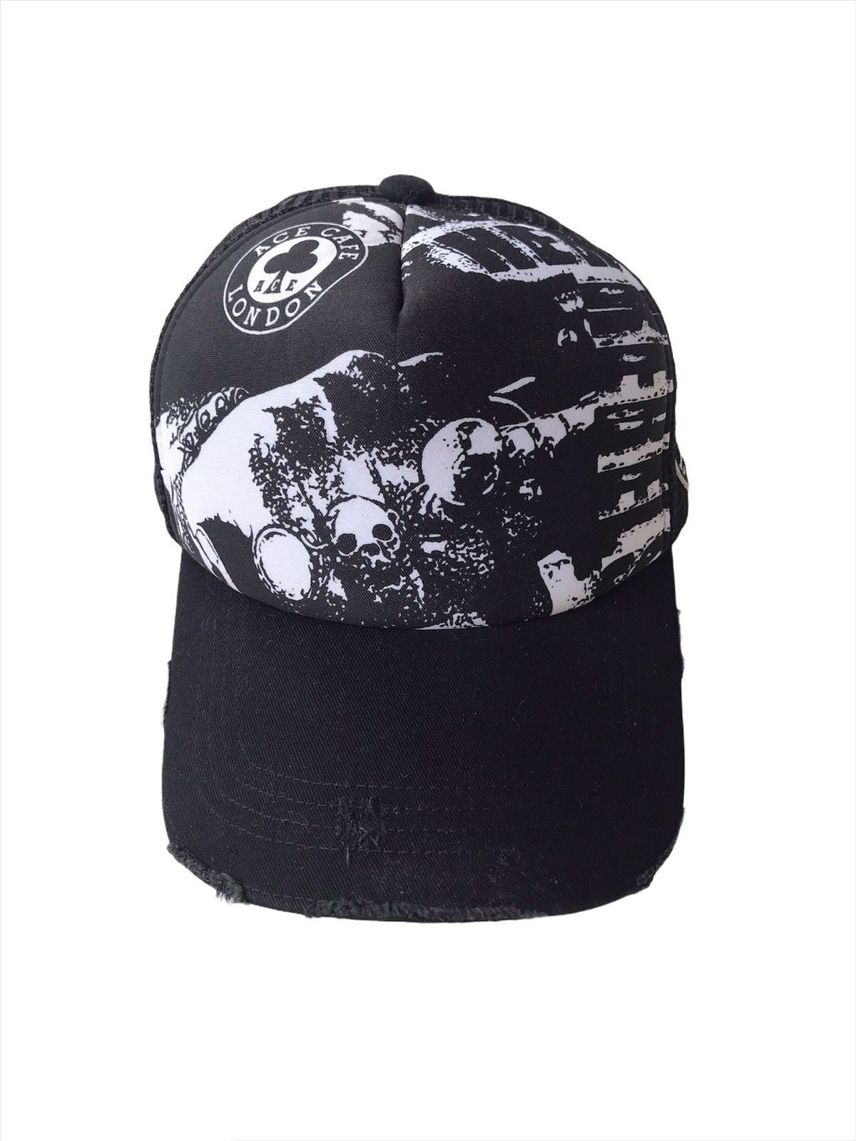 Other ❌Need Gone❌Ace Cafe London Distressed Trucker Cap Size ONE SIZE - 1 Thumbnail