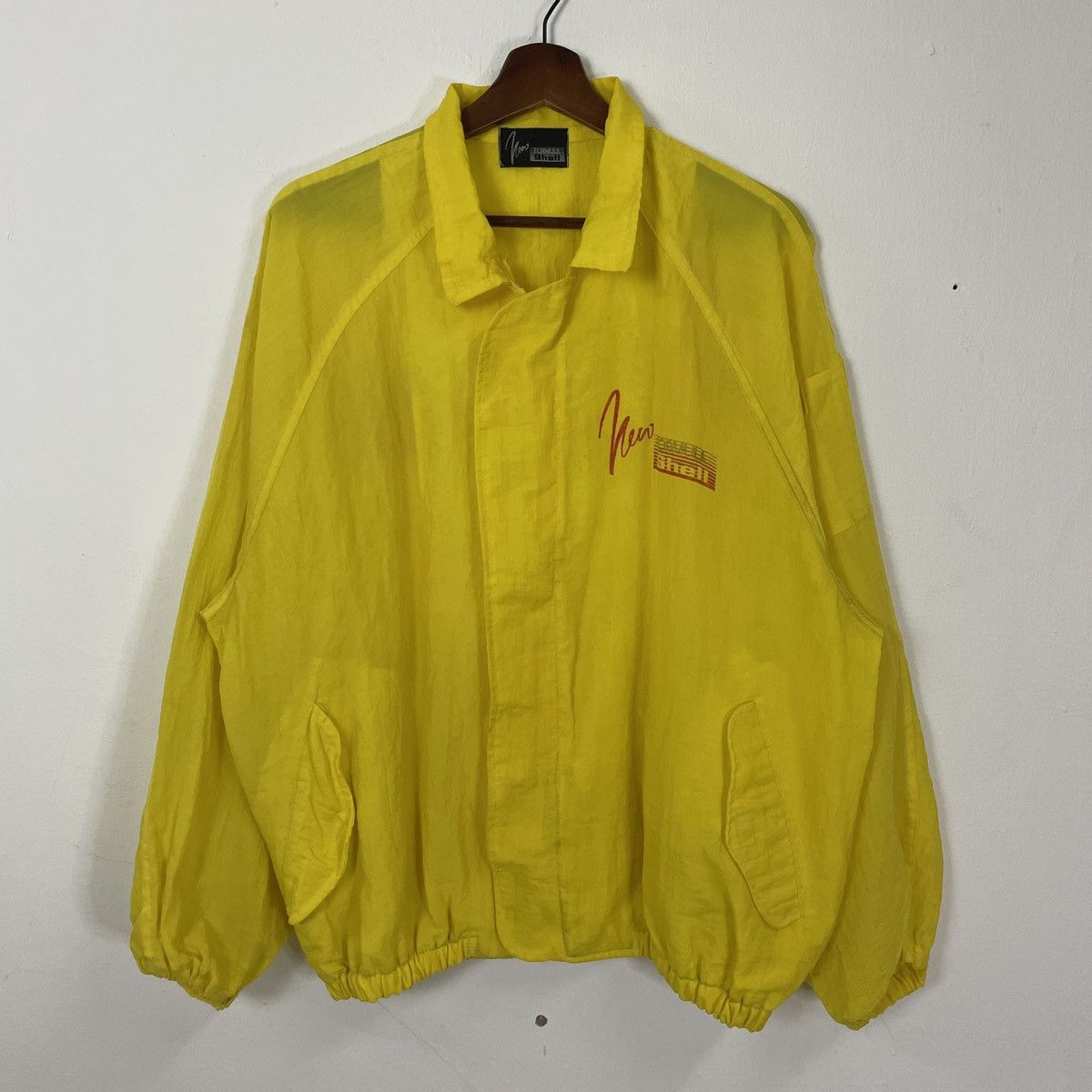 Vintage Vintage Shell Big Logo Zipper Ups Jacket Size US XL / EU 56 / 4 - 7 Thumbnail