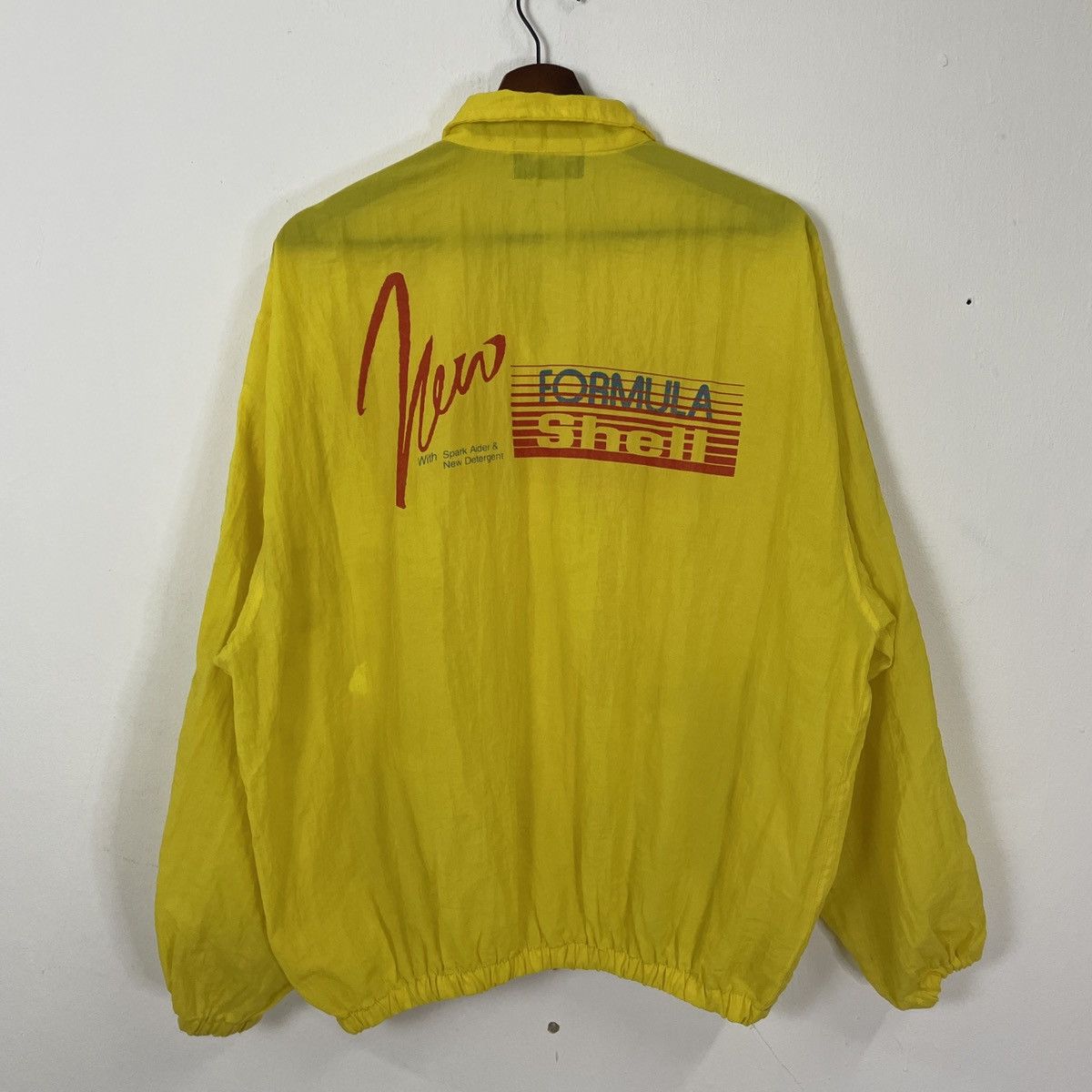 Vintage Vintage Shell Big Logo Zipper Ups Jacket Size US XL / EU 56 / 4 - 1 Thumbnail